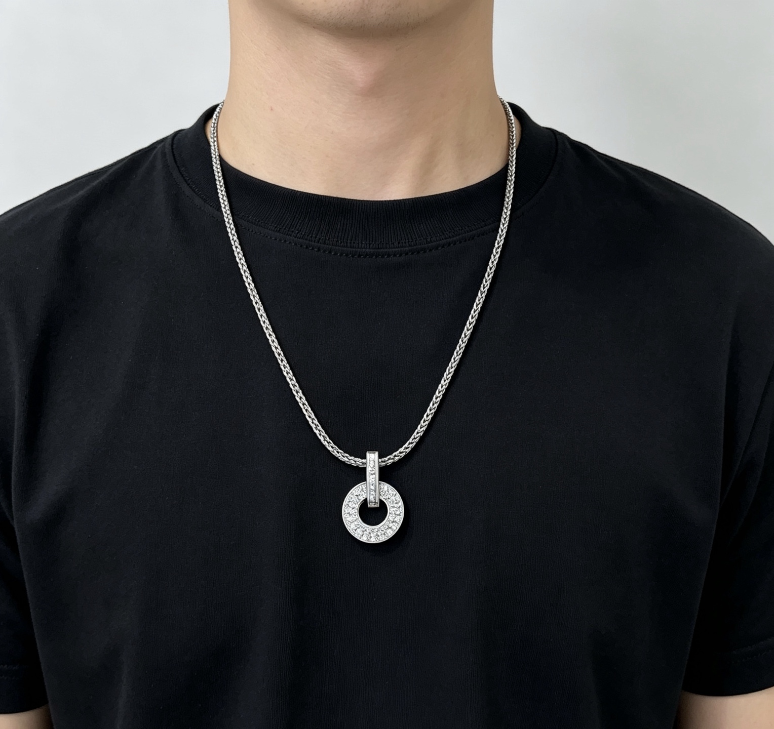 BVLGARI 高仿 圓環滿鑽項鍊 蛇骨鏈設計 百搭氣質款| 10 BVLGARI 高仿 圓環滿鑽項鍊 蛇骨鏈設計 百搭氣質款
