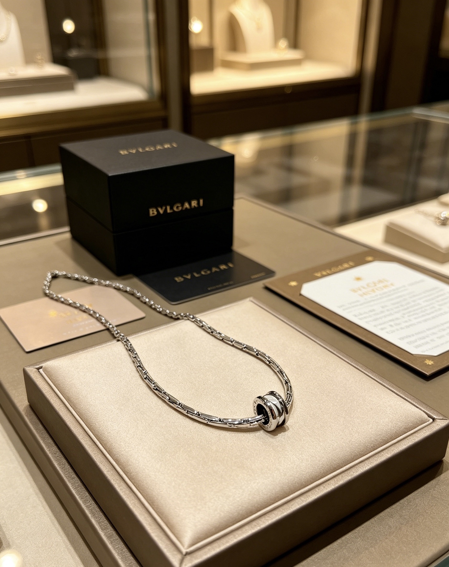 BVLGARI 高仿 陶瓷圓環項鍊 金屬鏈條設計 經典款| 7 BVLGARI 高仿 陶瓷圓環項鍊 金屬鏈條設計 經典款