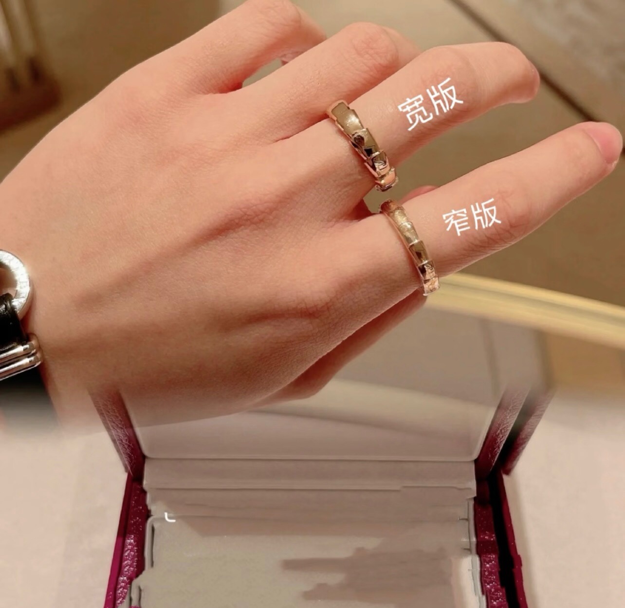BVLGARI一比一女士戒指幾何拼接設計簡約百搭款| 7 BVLGARI一比一女士戒指幾何拼接設計簡約百搭款
