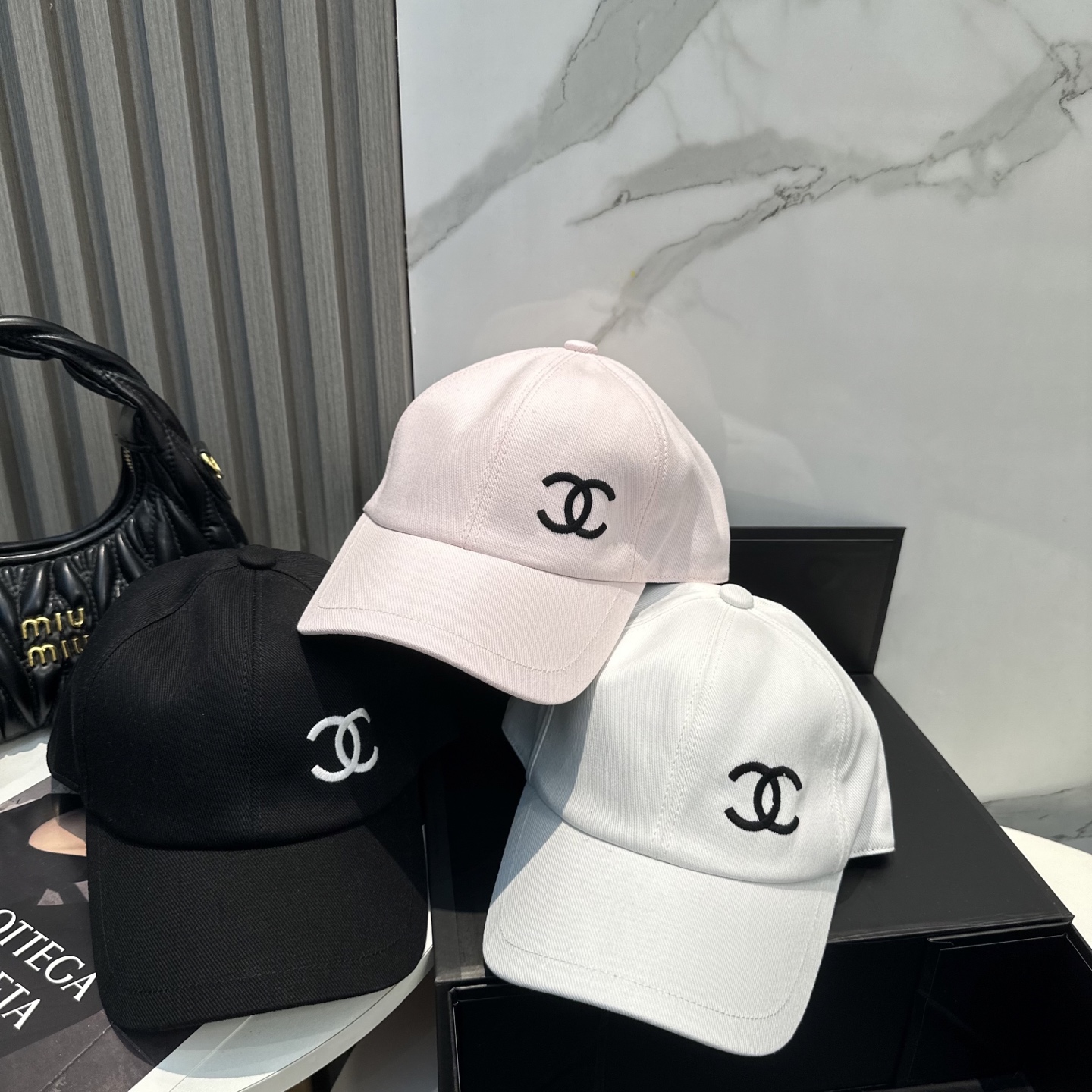 Chanel一比一棒球帽女款粉色簡約刺繡Logo休閒百搭款| 7 Chanel一比一棒球帽女款粉色簡約刺繡Logo休閒百搭款
