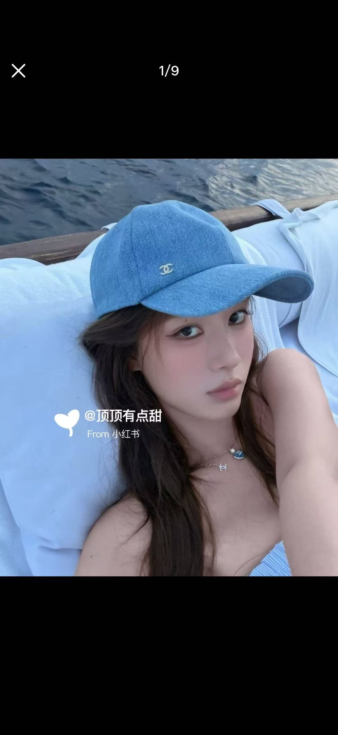 Chanel一比一棒球帽男女款淺藍極簡刺繡Logo休閒百搭款| 6 Chanel一比一棒球帽男女款淺藍極簡刺繡Logo休閒百搭款