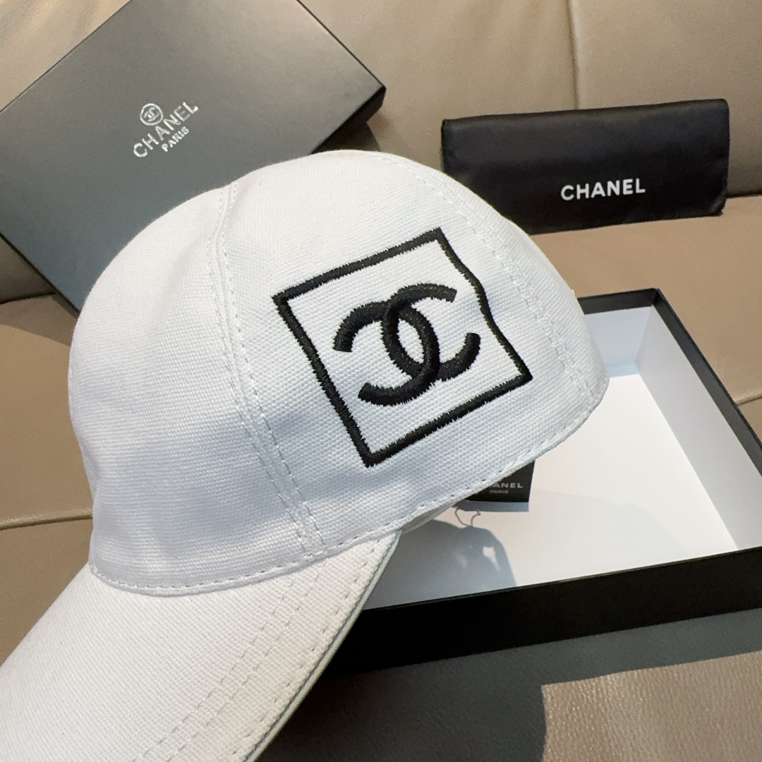 Chanel高仿棒球帽男女款方框雙C刺繡設計潮流百搭款| 11 Chanel高仿棒球帽男女款方框雙C刺繡設計潮流百搭款