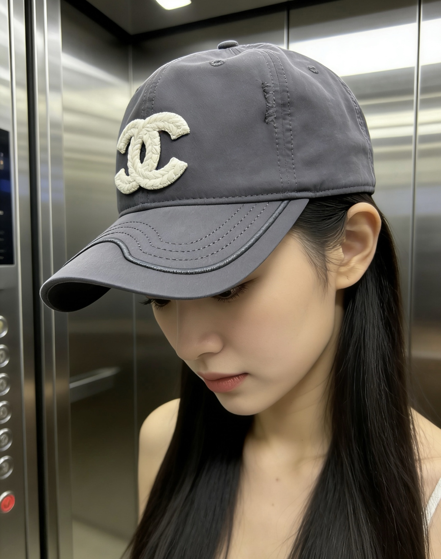 Chanel高仿棒球帽男女款多色刺繡雙C設計小香風百搭款| 14 Chanel高仿棒球帽男女款多色刺繡雙C設計小香風百搭款