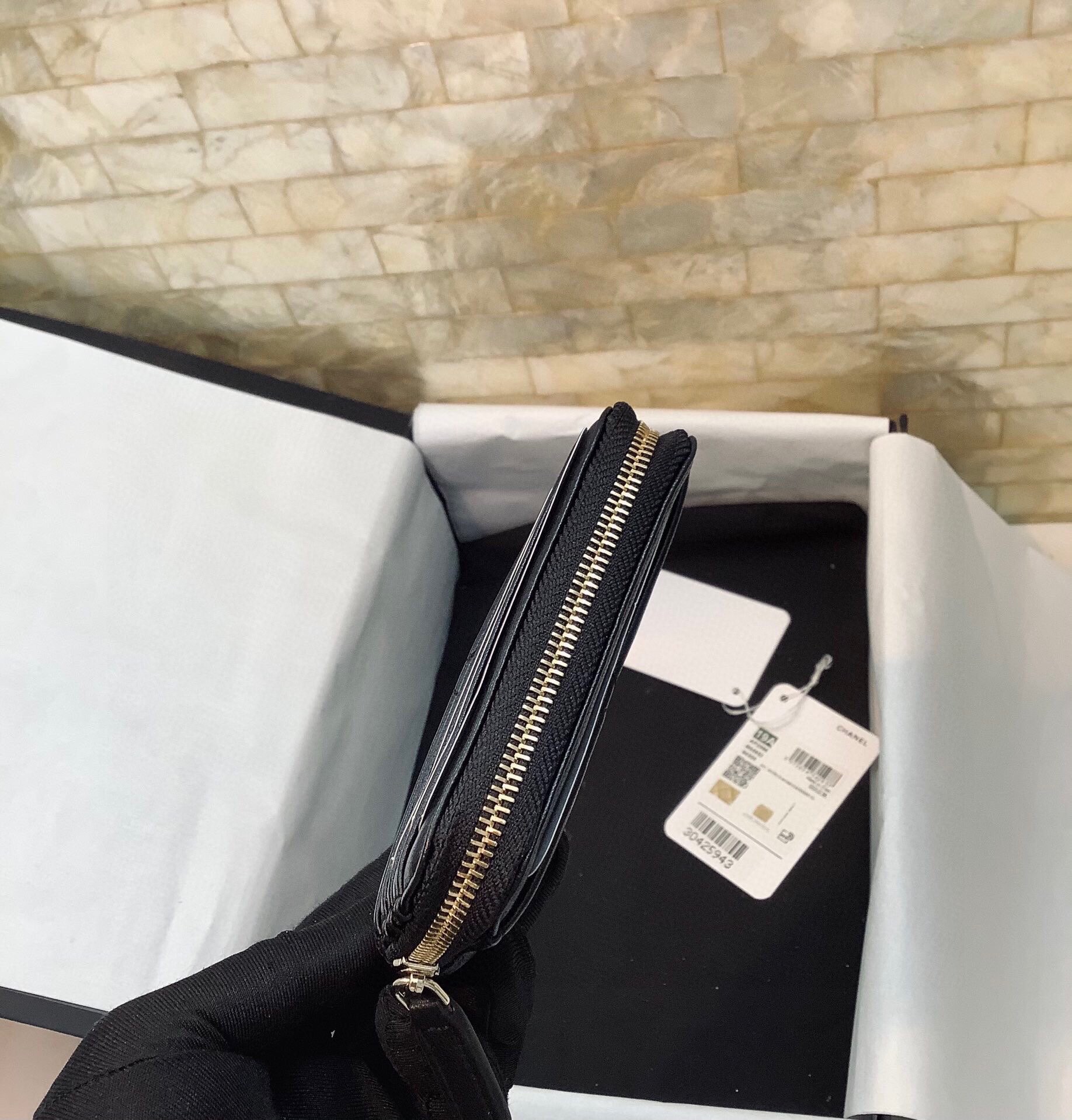 ChanelA貨菱格翻蓋零錢包女士款黑色復古鏈條迷你精品卡包| 9 ChanelA貨菱格翻蓋零錢包女士款黑色復古鏈條迷你精品卡包