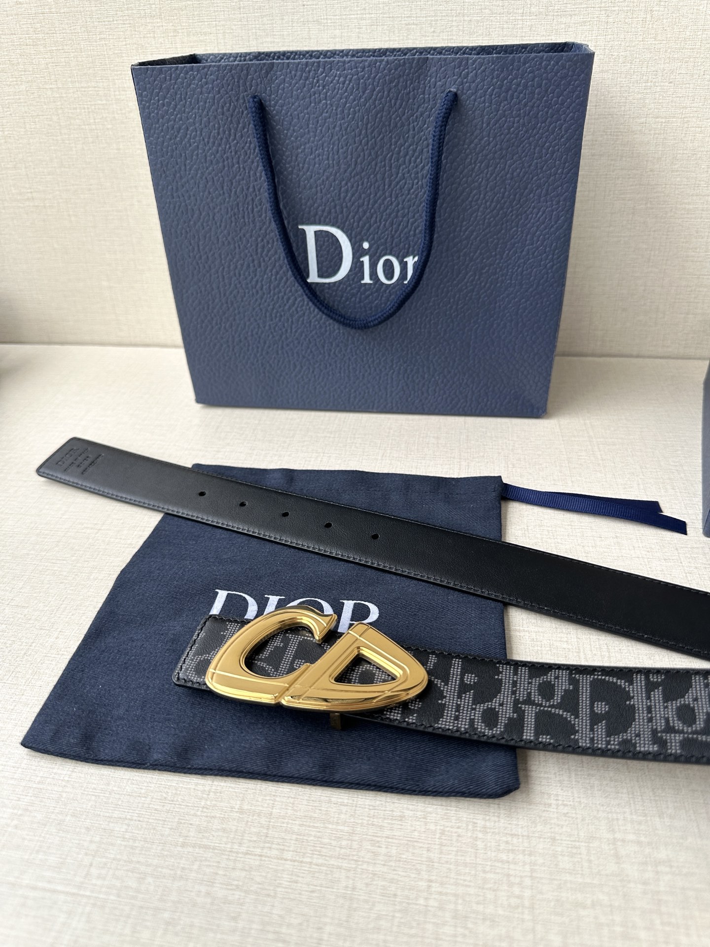 Dior高仿男女款CD滿版老花黑灰帆布皮帶潮流百搭低調奢華設計款| 7 Dior高仿男女款CD滿版老花黑灰帆布皮帶潮流百搭低調奢華設計款