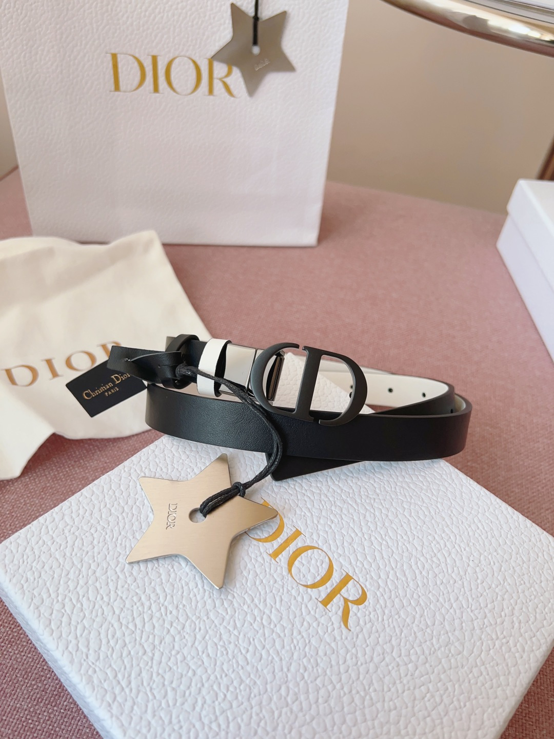 DiorA貨女士CD細腰帶黑色經典款簡約百搭日常穿搭款| 13 DiorA貨女士CD細腰帶黑色經典款簡約百搭日常穿搭款