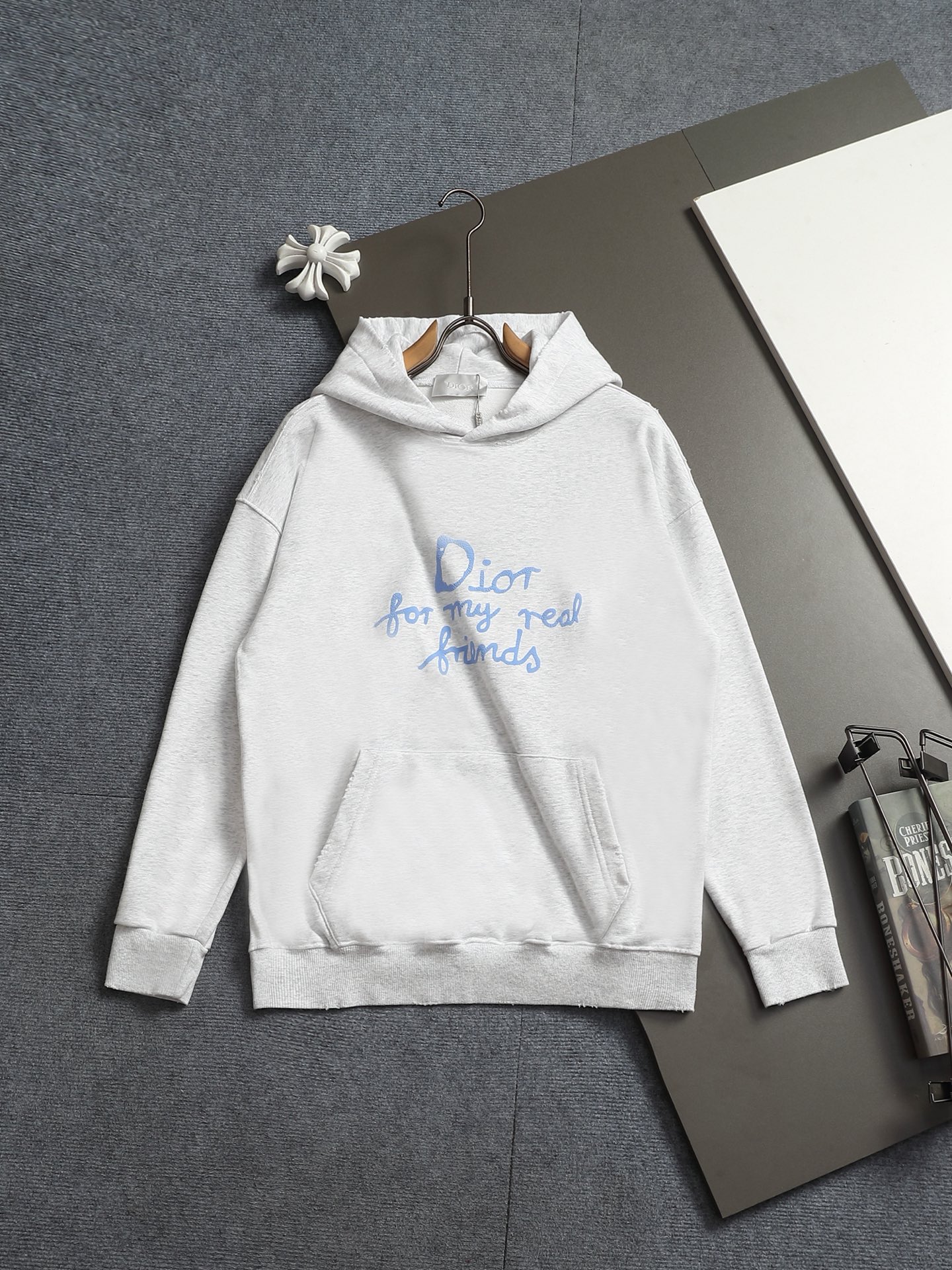 Dior 一比一連帽衛衣 字母印花寬鬆休閒款男女同款