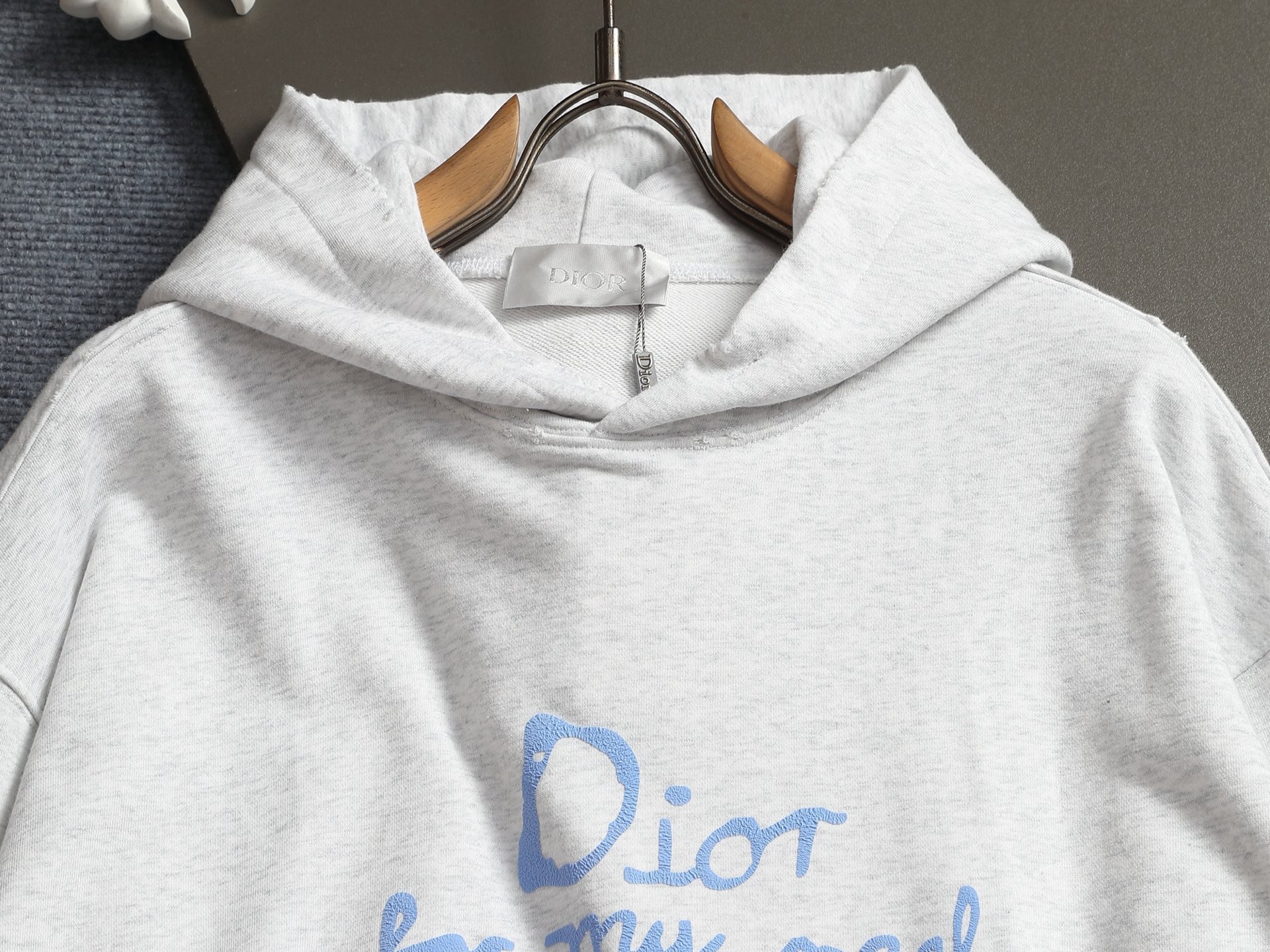 Dior 一比一連帽衛衣 字母印花寬鬆休閒款男女同款