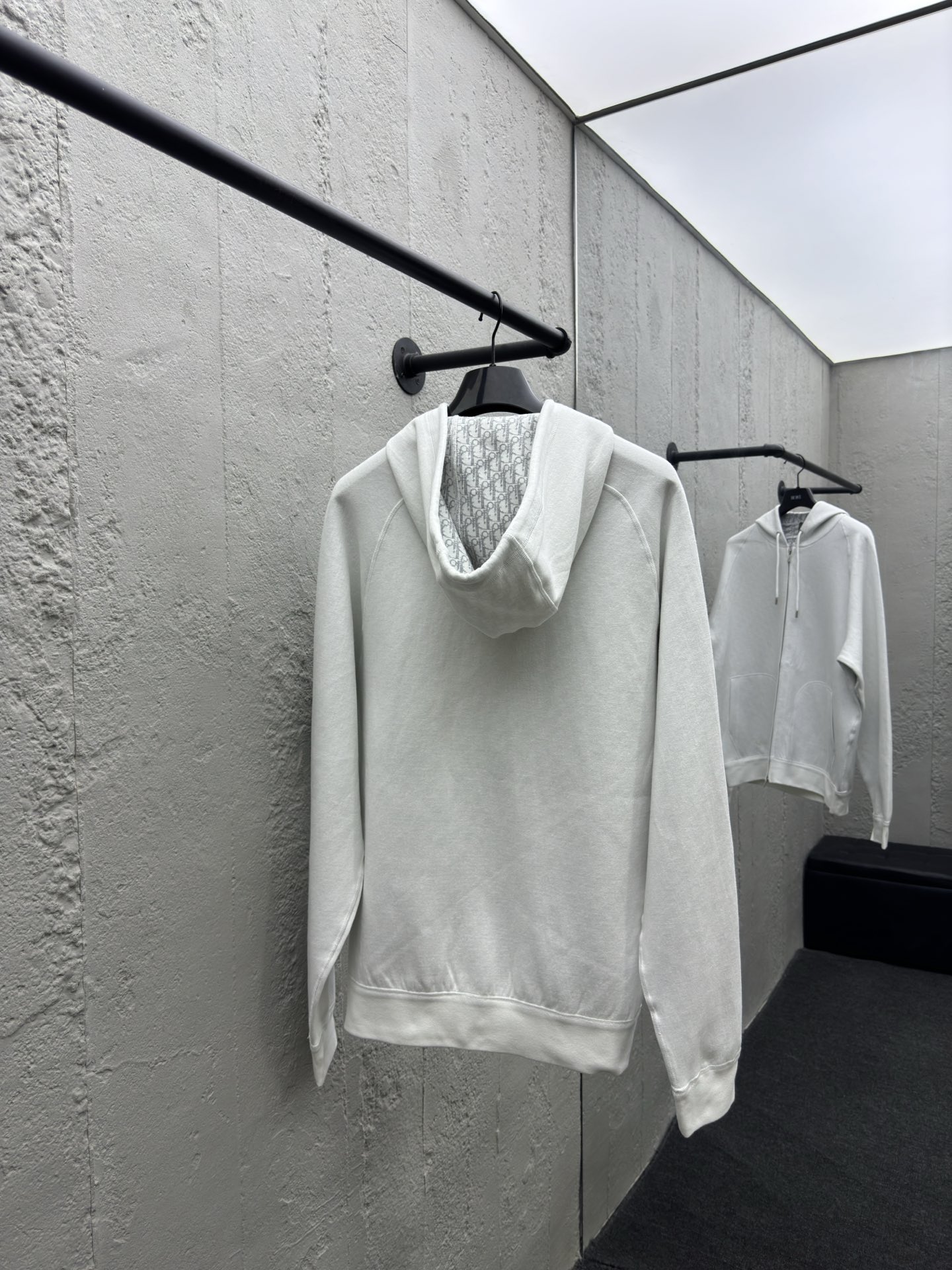 Dior 一比一連帽拉鍊衛衣 白色百搭外套| 14 Dior 一比一連帽拉鍊衛衣 白色百搭外套