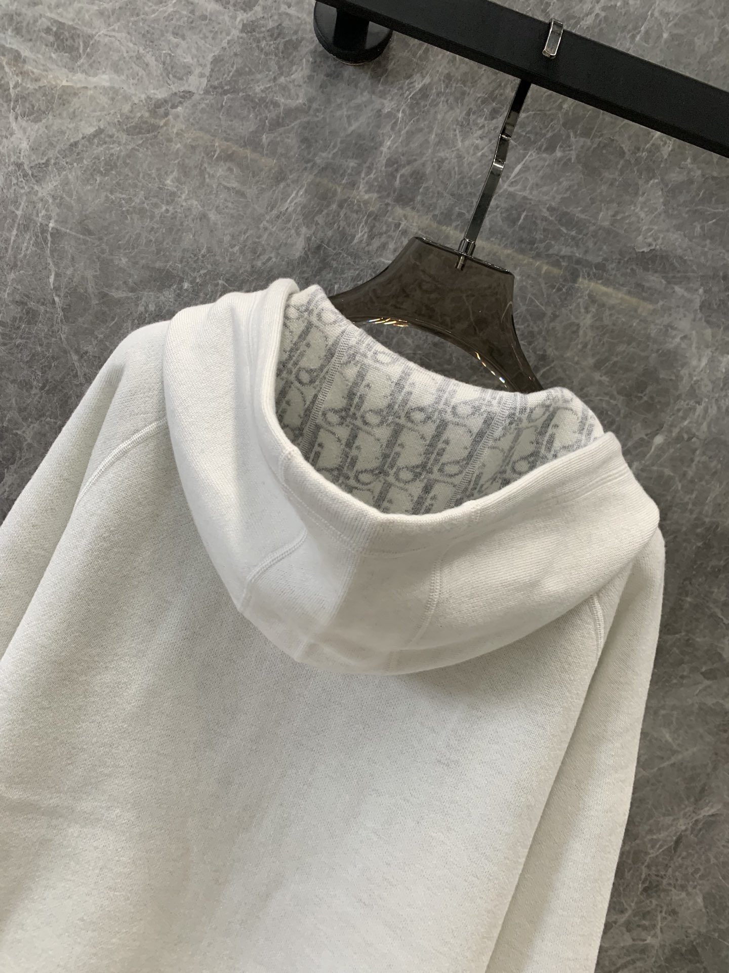 Dior 原單連帽開衫衛衣 滿版LOGO內襯款| 12 Dior 原單連帽開衫衛衣 滿版LOGO內襯款