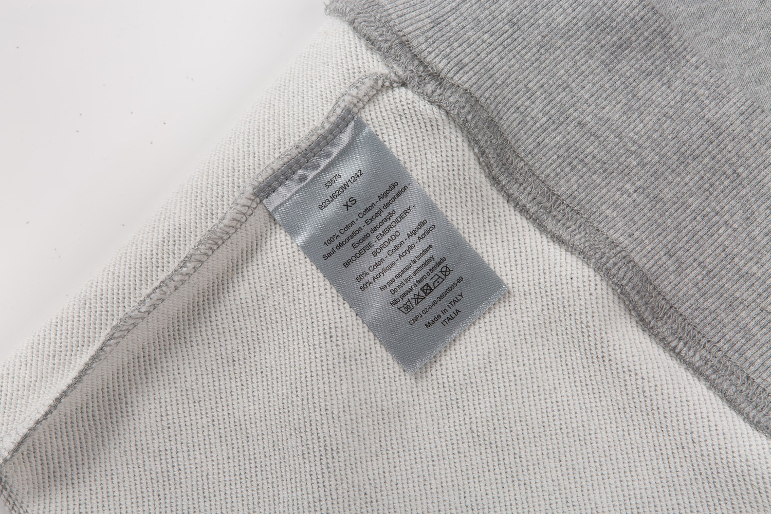 Dior A貨刺繡LOGO連帽衛衣 灰色寬鬆休閒款| 8 Dior A貨刺繡LOGO連帽衛衣 灰色寬鬆休閒款