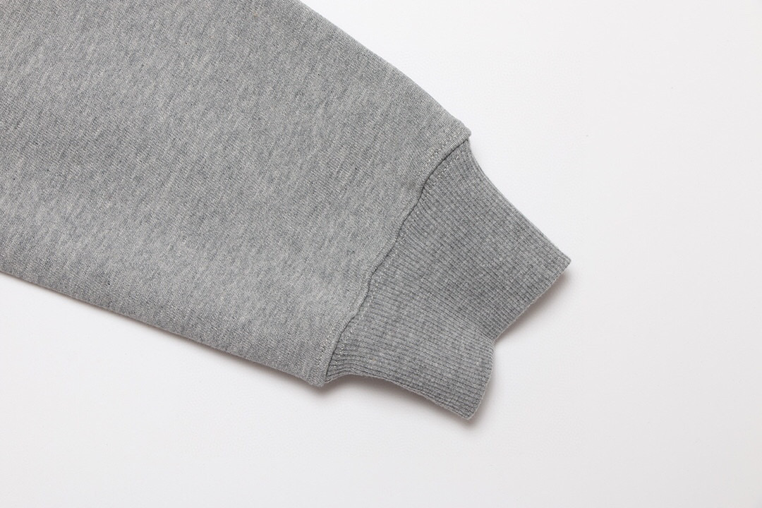 Dior A貨刺繡LOGO連帽衛衣 灰色寬鬆休閒款| 7 Dior A貨刺繡LOGO連帽衛衣 灰色寬鬆休閒款