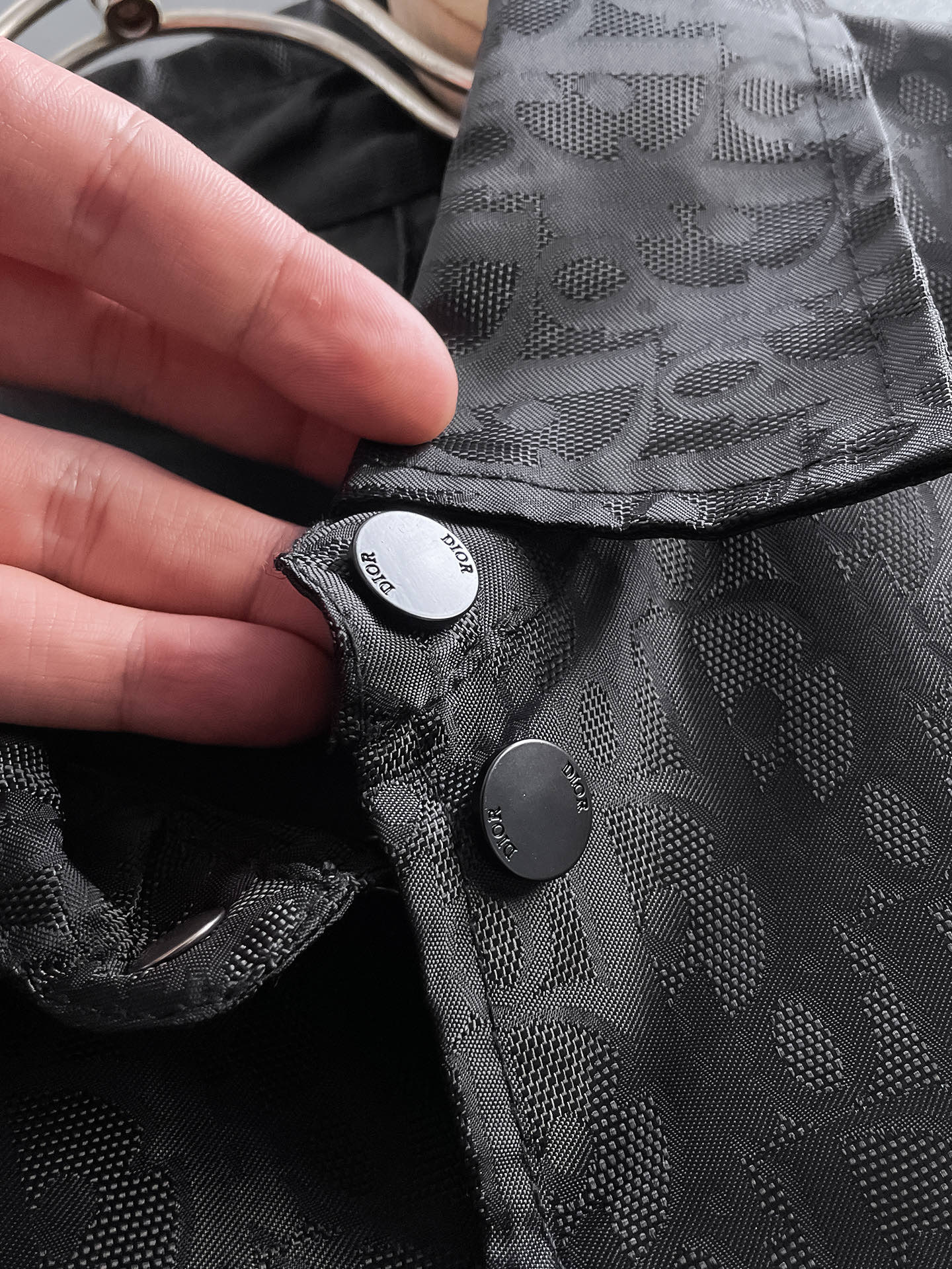 Dior 一比一滿版LOGO襯衫外套 黑色經典款| 11 Dior 一比一滿版LOGO襯衫外套 黑色經典款