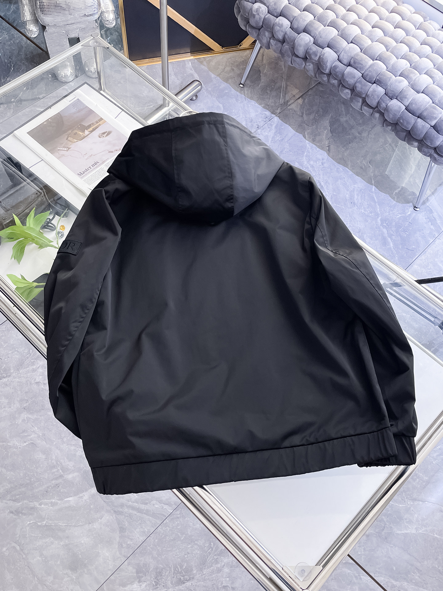 Dior 高仿連帽防風外套 黑色拉鍊夾克寬鬆版| 14 Dior 高仿連帽防風外套 黑色拉鍊夾克寬鬆版