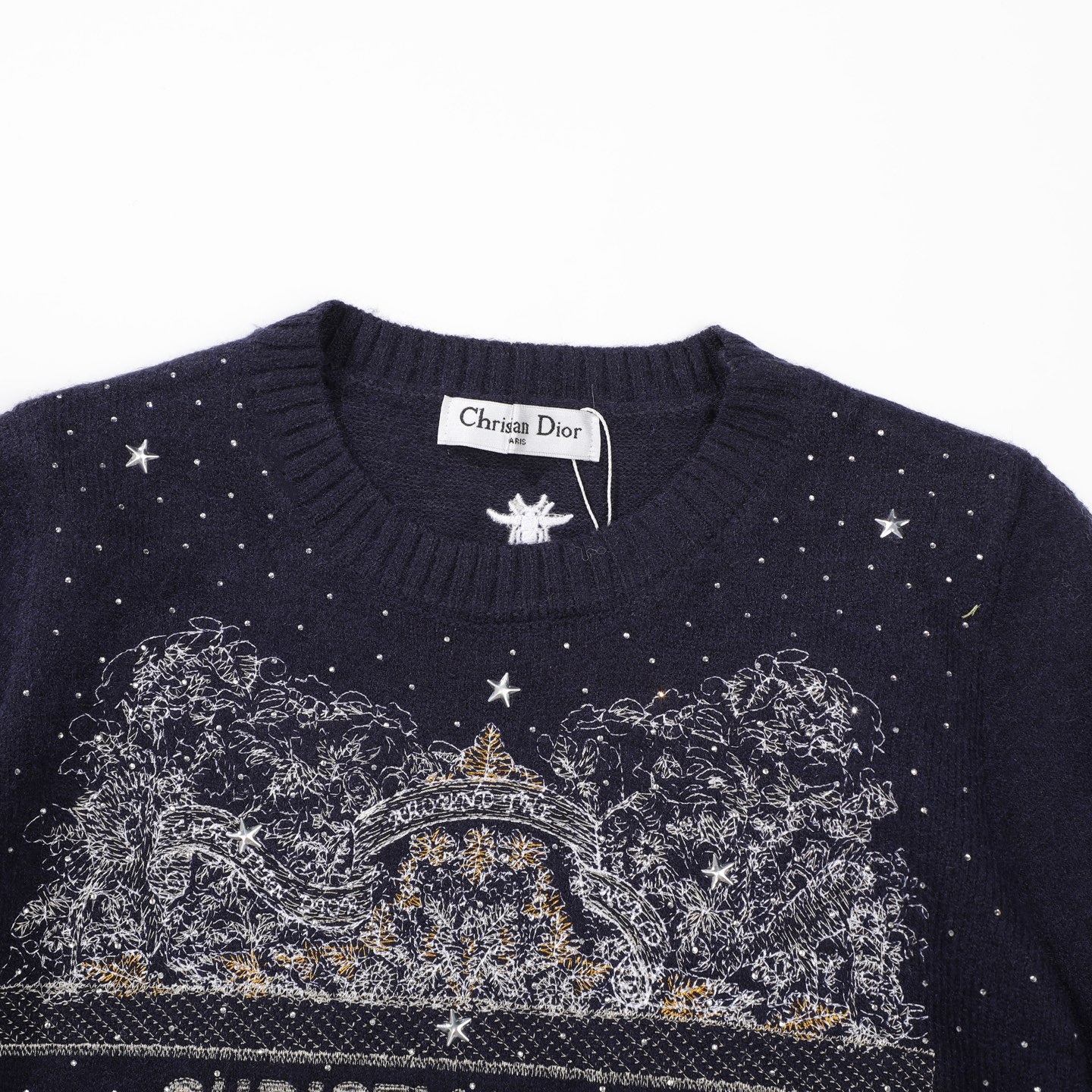 Dior高仿針織毛衣 星空刺繡字母設計高級秋冬款
