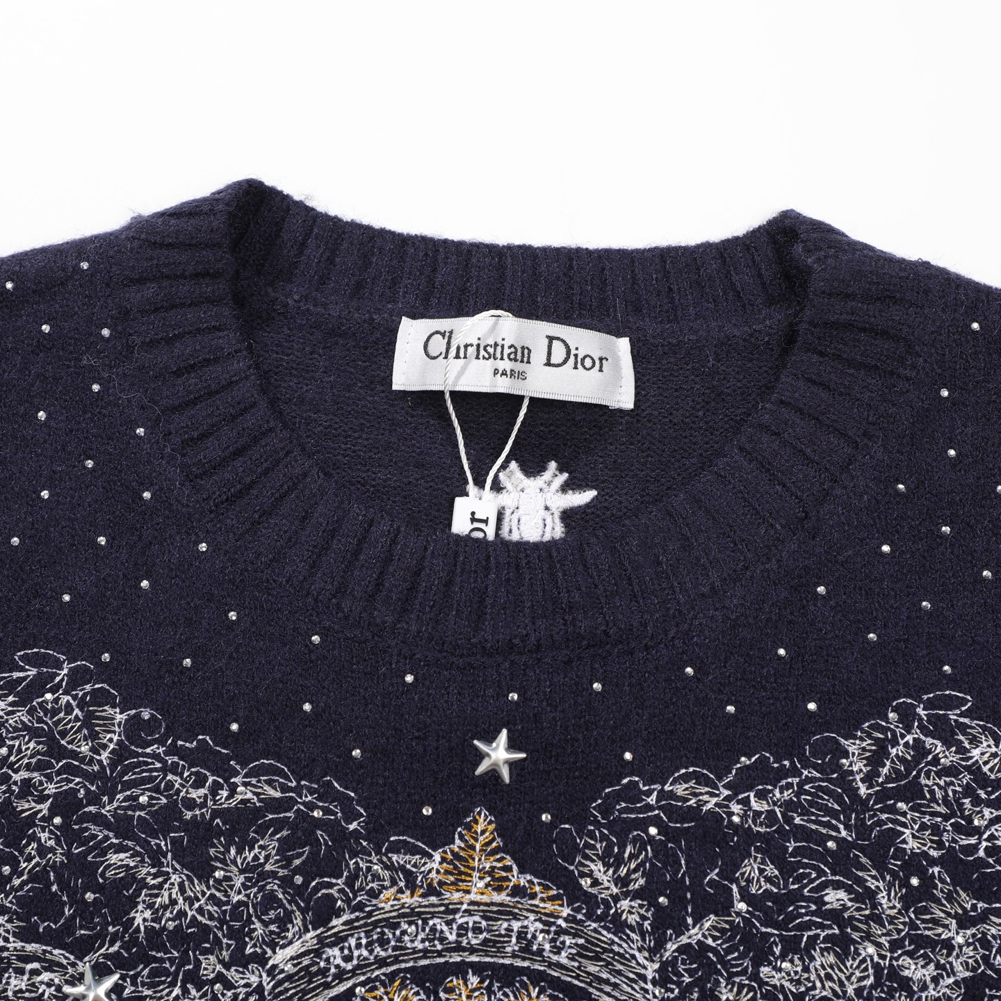Dior高仿針織毛衣 星空刺繡字母設計高級秋冬款
