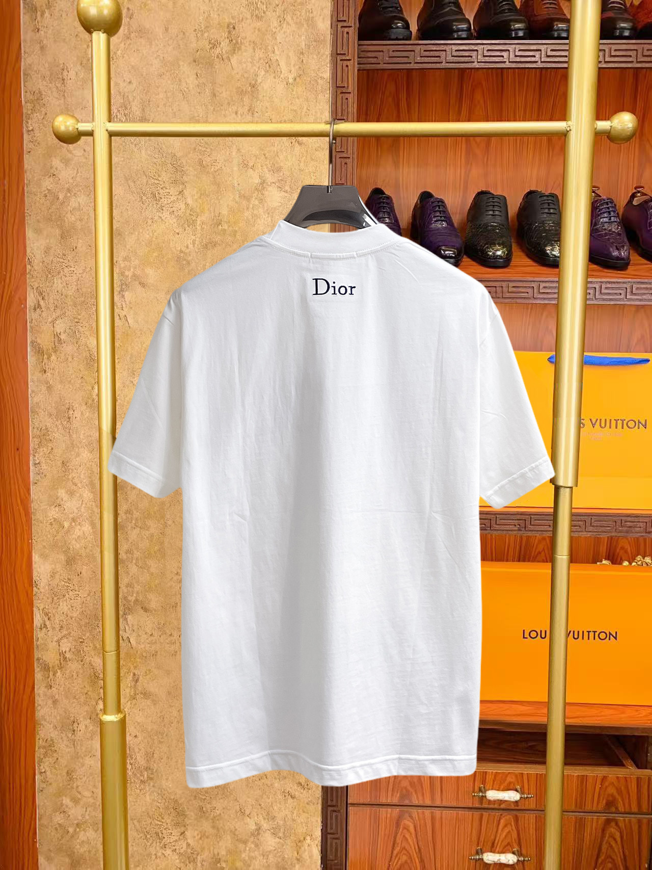 Dior 復刻短袖T恤 經典字母刺繡簡約百搭款