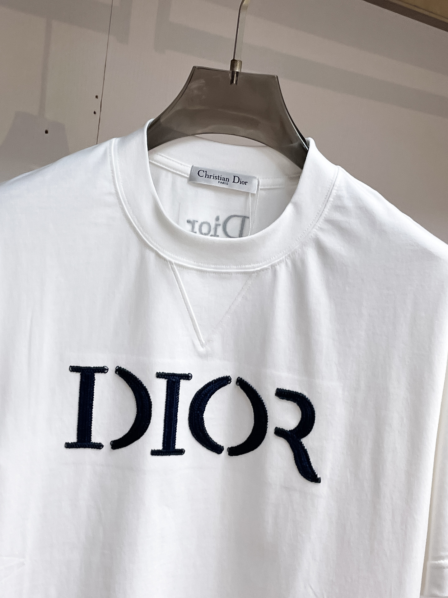 Dior 復刻短袖T恤 經典字母刺繡簡約百搭款