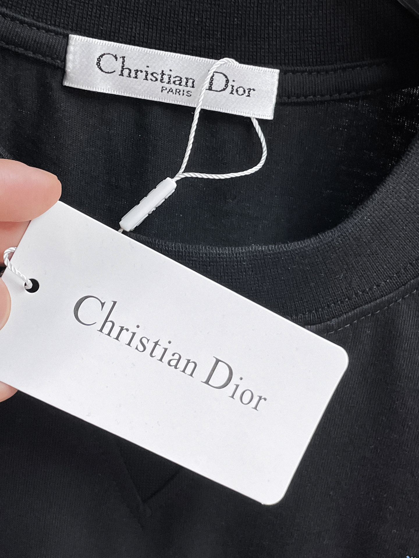 Dior 原單短袖T恤 黑色CD刺繡潮流百搭款| 10 Dior 原單短袖T恤 黑色CD刺繡潮流百搭款