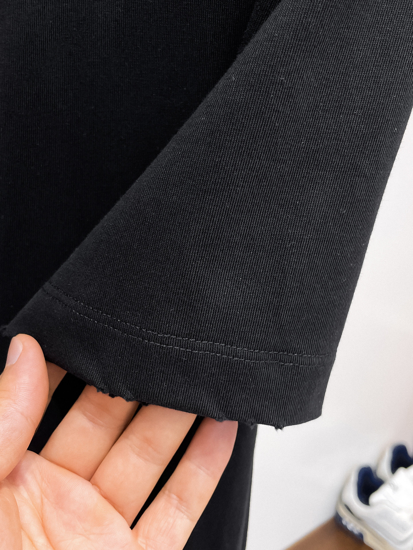 Dior 原單短袖T恤 黑色同色刺繡簡約高端款| 9 Dior 原單短袖T恤 黑色同色刺繡簡約高端款