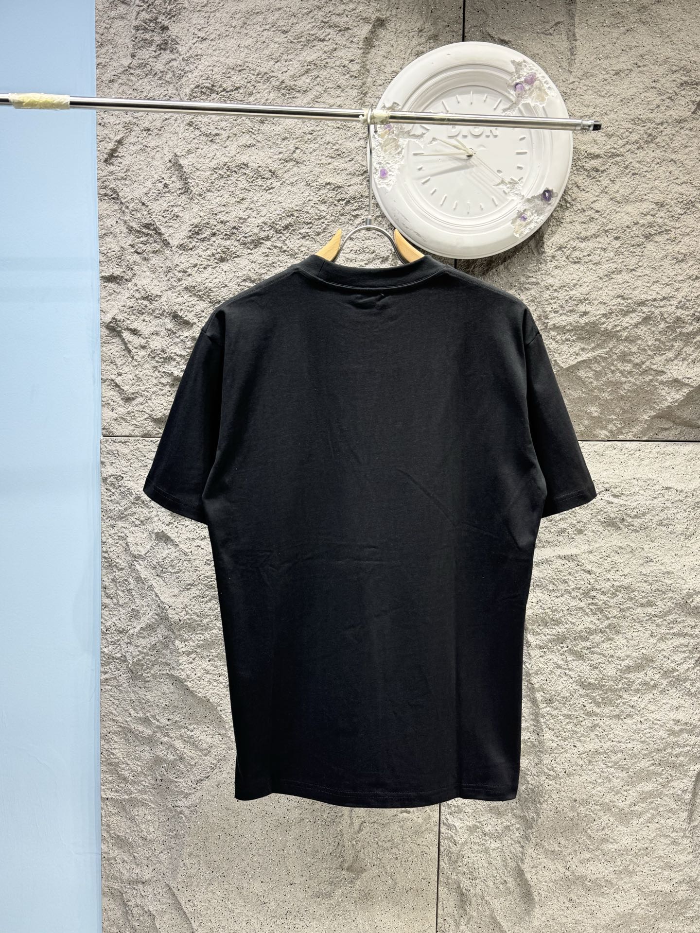 Dior 復刻短袖T恤 黑色字母簡約設計高級款| 7 Dior 復刻短袖T恤 黑色字母簡約設計高級款