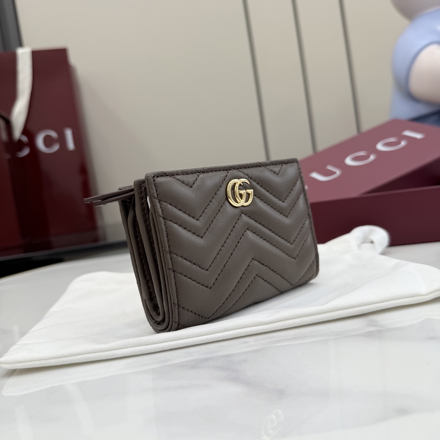 Gucci高仿GG Marmont翻蓋短夾女士款小巧輕奢時尚百搭零錢包| 14 Gucci高仿GG Marmont翻蓋短夾女士款小巧輕奢時尚百搭零錢包
