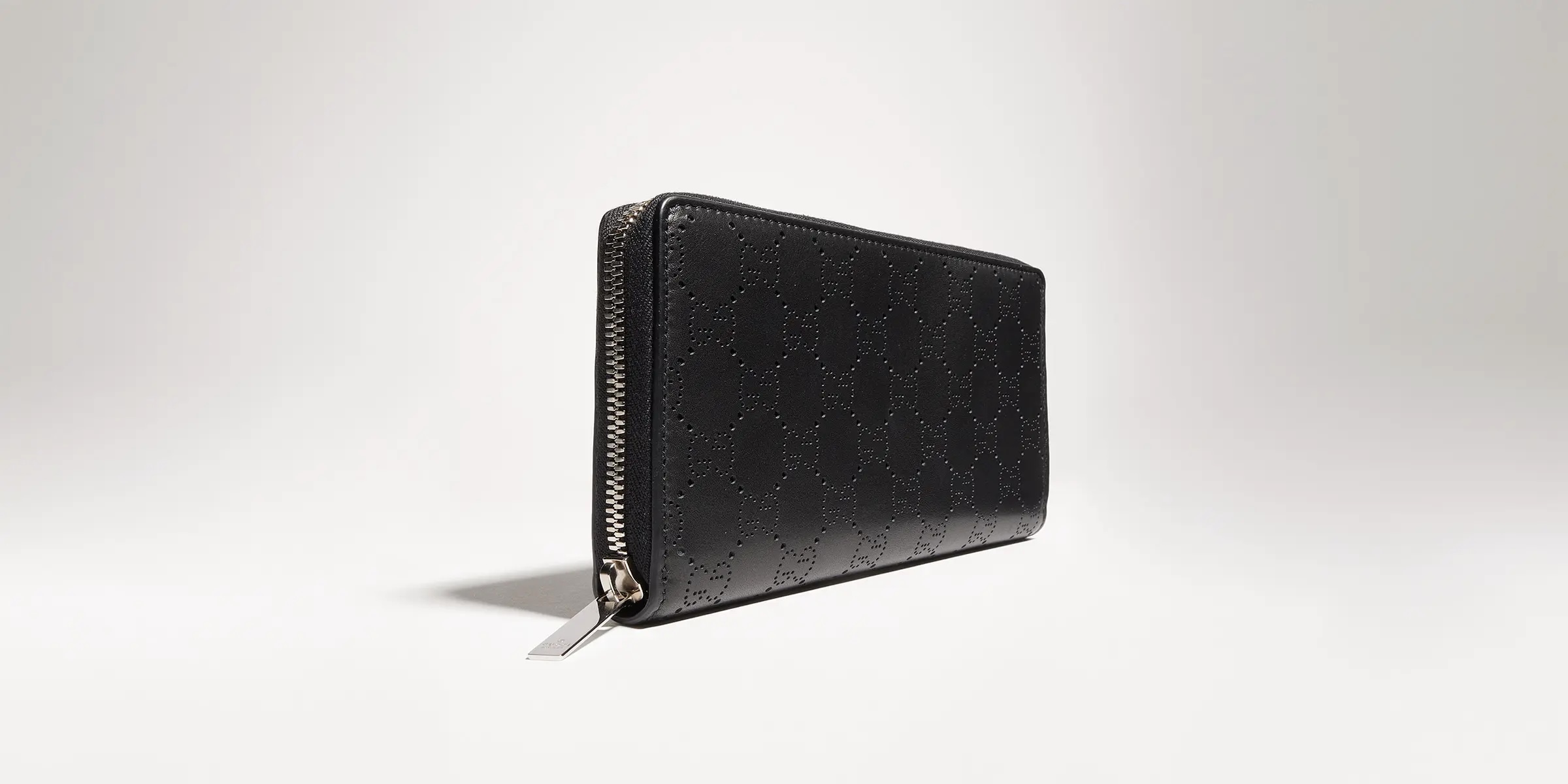 GucciA貨GG壓紋拉鍊長夾男士款商務風格大容量精品錢包| 7 GucciA貨GG壓紋拉鍊長夾男士款商務風格大容量精品錢包