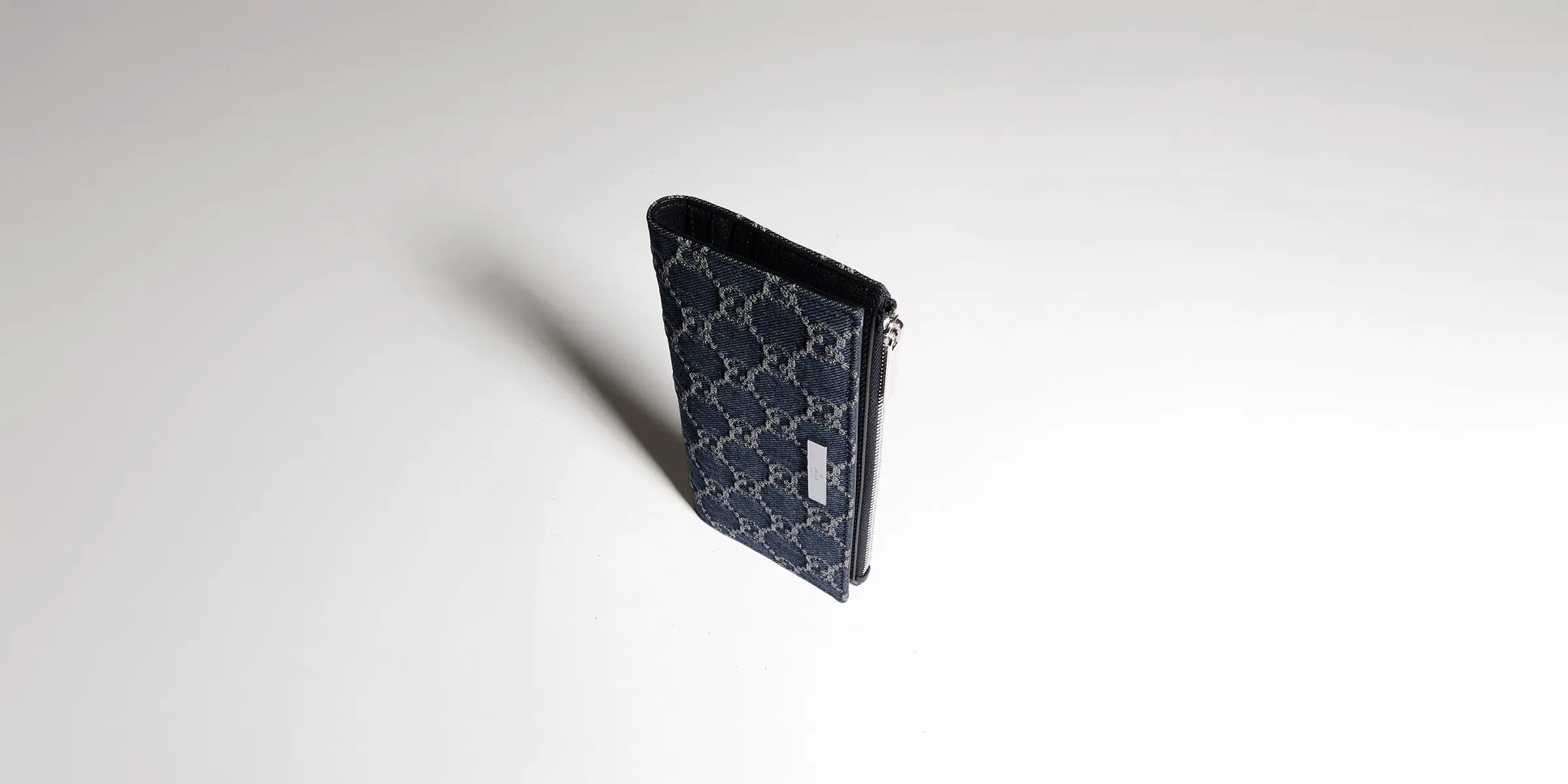 GucciA貨牛仔GG老花拉鍊長夾女士款時尚復古百搭精品手拿包| 7 GucciA貨牛仔GG老花拉鍊長夾女士款時尚復古百搭精品手拿包