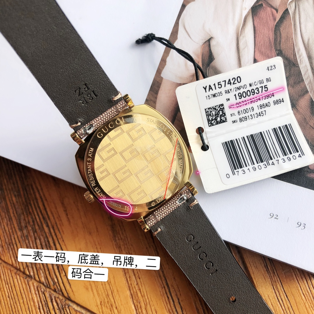 Gucci Grip Disney 米奇聯名GG帆布錶帶腕錶 復古款| 8 Gucci Grip Disney 米奇聯名GG帆布錶帶腕錶 復古款