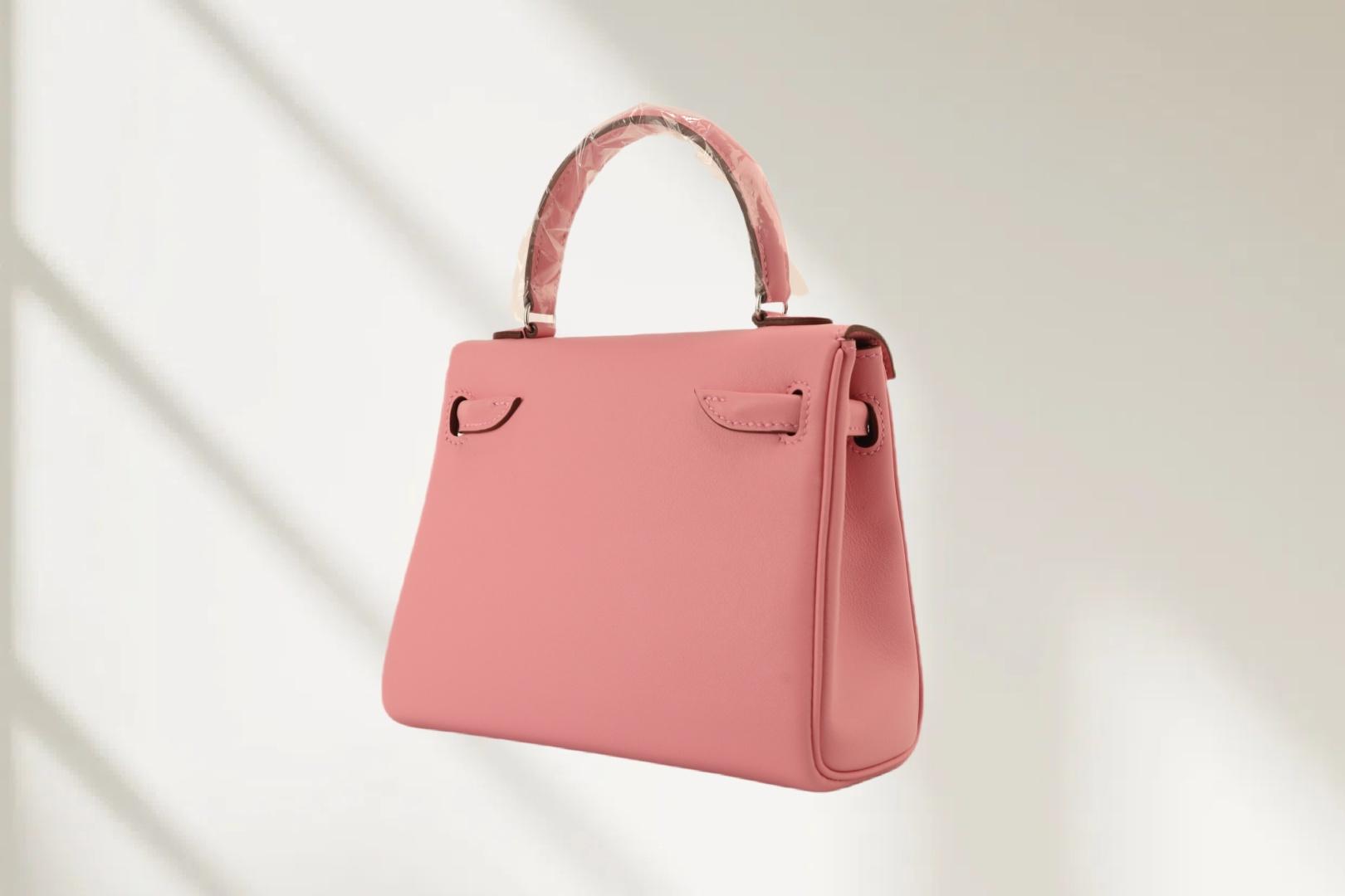Hermes A貨 Kelly Doll 笑臉包 粉色迷你手提包