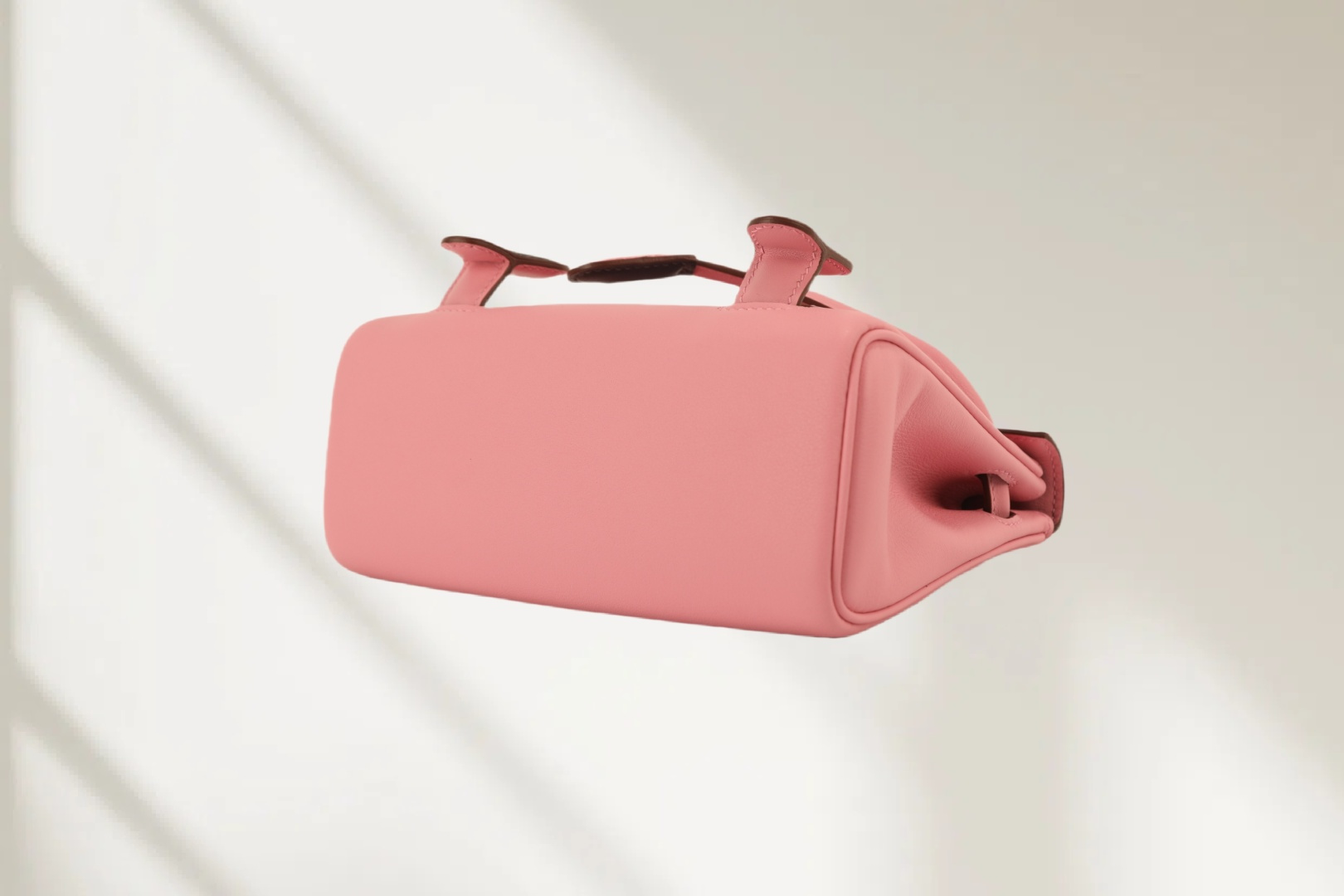 Hermes A貨 Kelly Doll 笑臉包 粉色迷你手提包