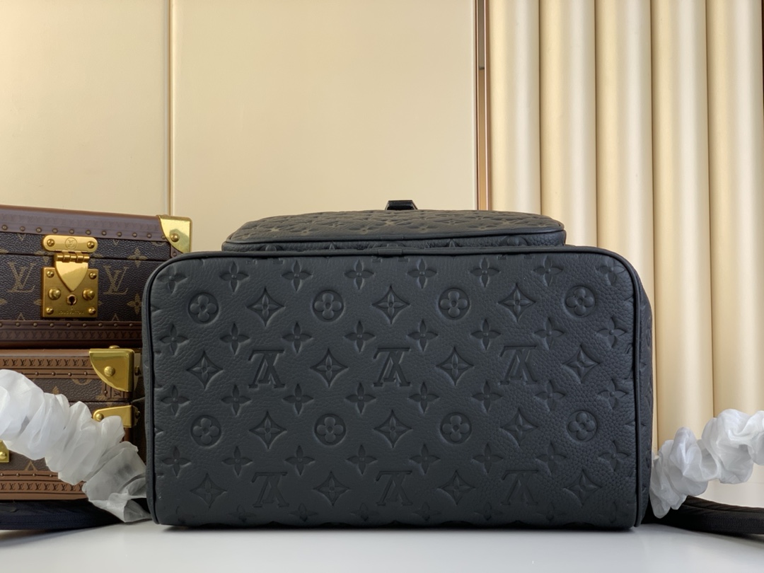 LV A貨壓紋後背包黑色雙肩包商務休閒兩用款| 12 LV A貨壓紋後背包黑色雙肩包商務休閒兩用款