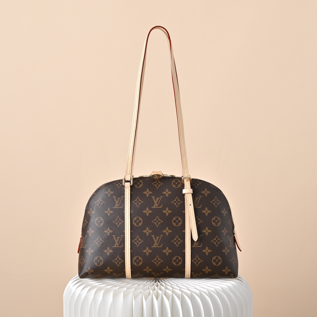 LV A貨 硬箱風斜挎包 女士手提單肩兩用包