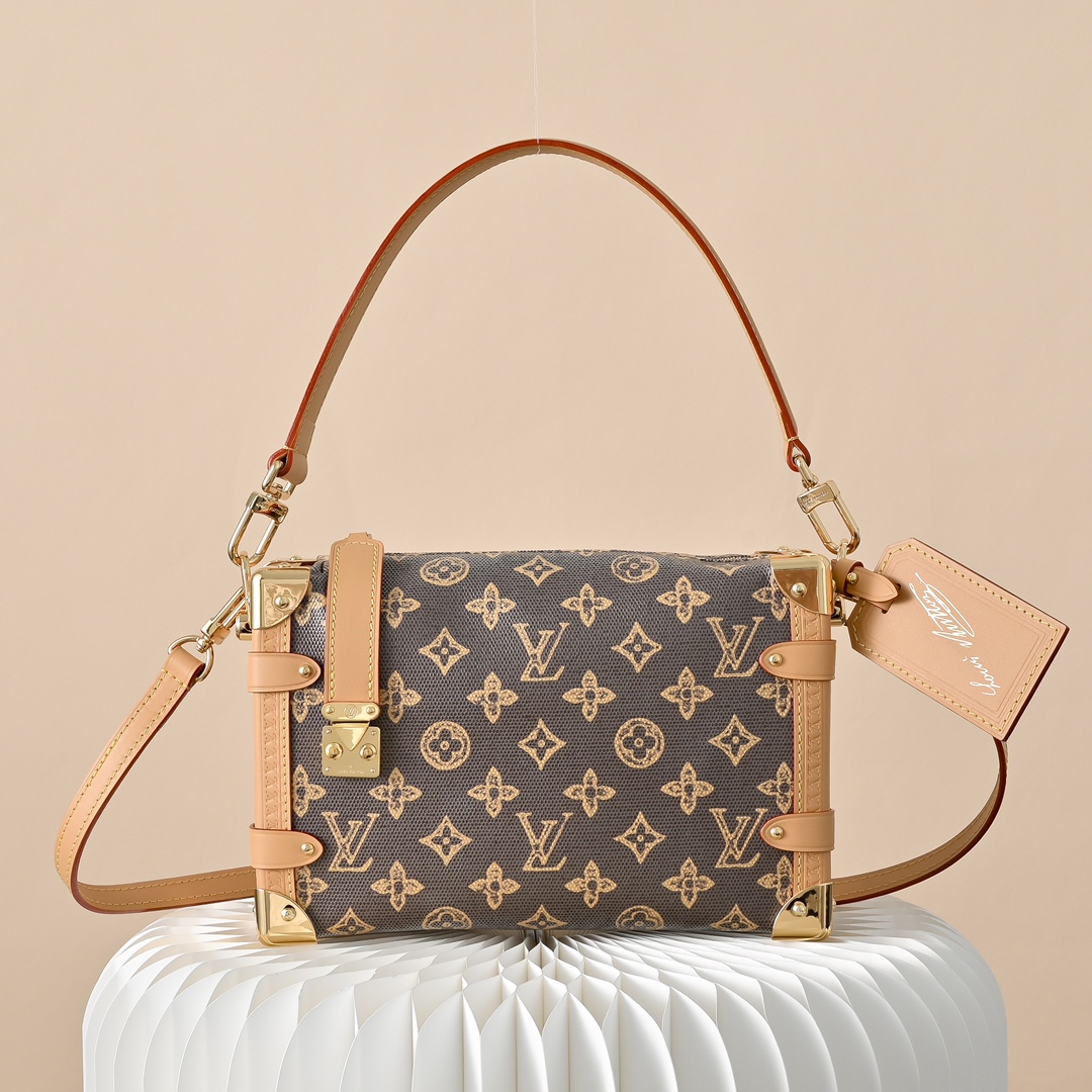LV 一比一 Monogram水桶包 女士鏈條單肩斜挎包| 3 LV 一比一 Monogram水桶包 女士鏈條單肩斜挎包
