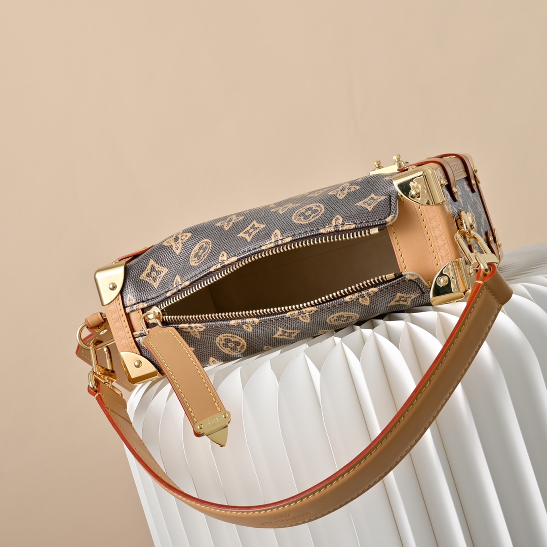 LV 一比一 Monogram水桶包 女士鏈條單肩斜挎包| 9 LV 一比一 Monogram水桶包 女士鏈條單肩斜挎包