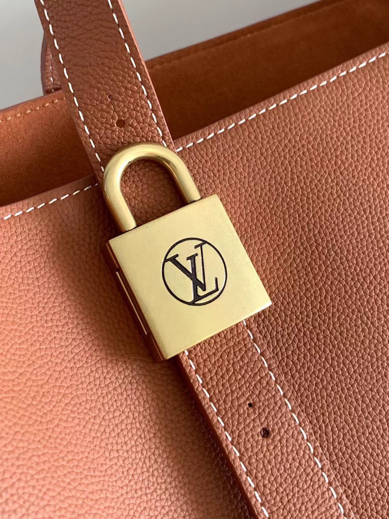 LV A貨托特包 焦糖棕單肩包 大容量復古百搭款| 11 LV A貨托特包 焦糖棕單肩包 大容量復古百搭款