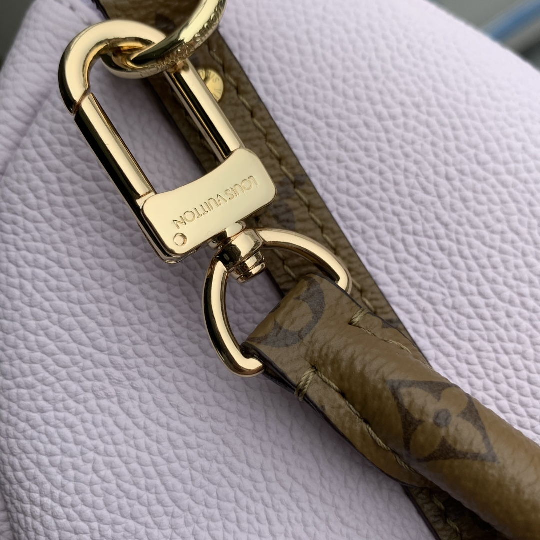 LV一比一白色拼老花圆筒包 女士单肩斜背包 百搭款| 10 LV一比一白色拼老花圆筒包 女士单肩斜背包 百搭款