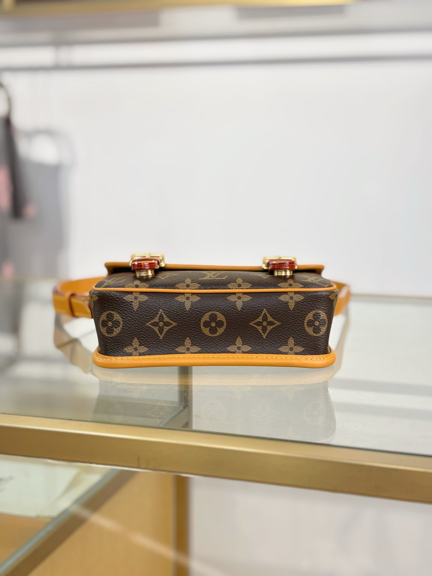 LV 一比一 老花雙扣翻蓋斜挎包 復古小方包| 7 LV 一比一 老花雙扣翻蓋斜挎包 復古小方包