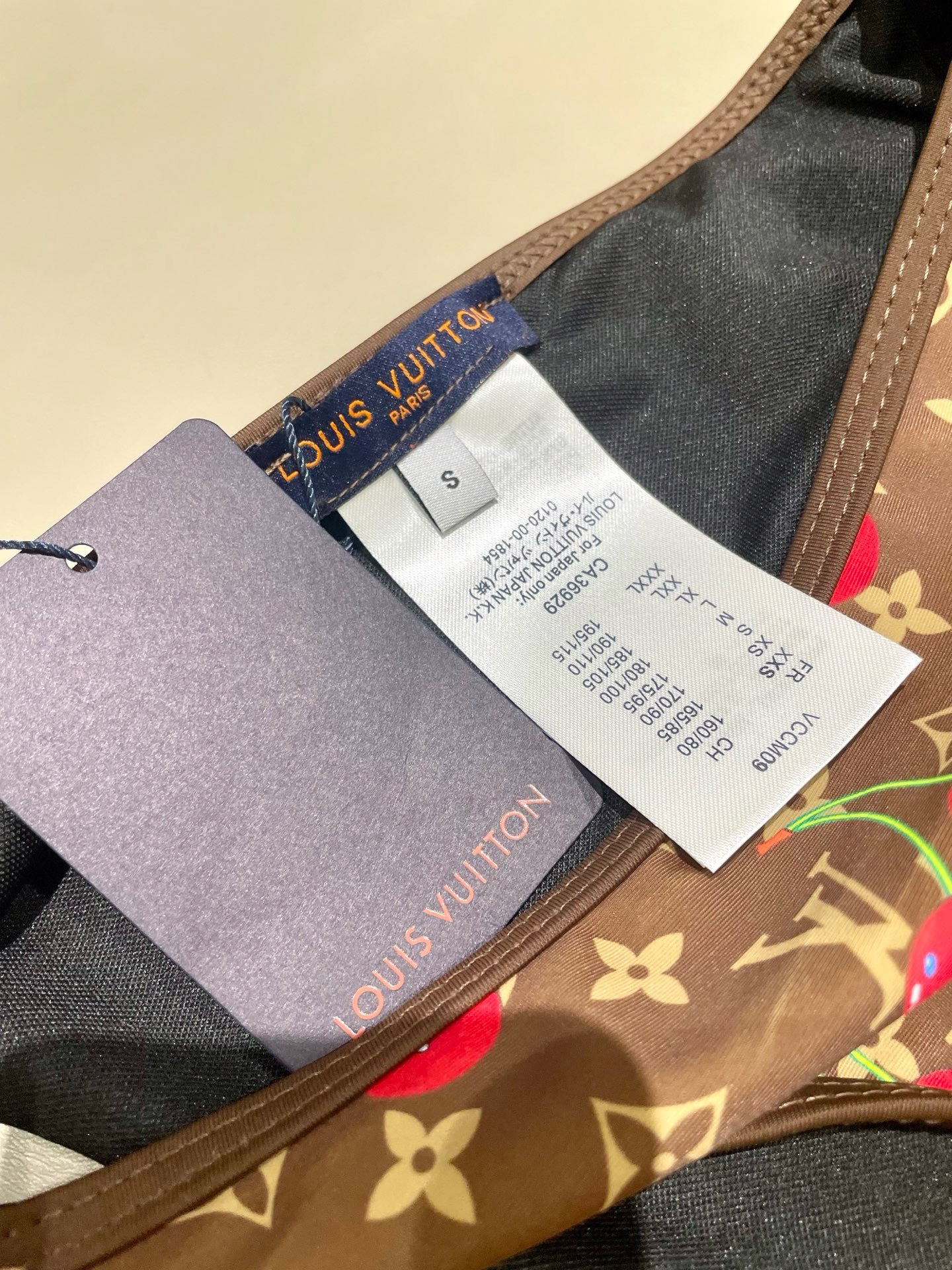 LV A貨 樱桃印花比基尼套装 性感分体泳衣女士沙滩泳装