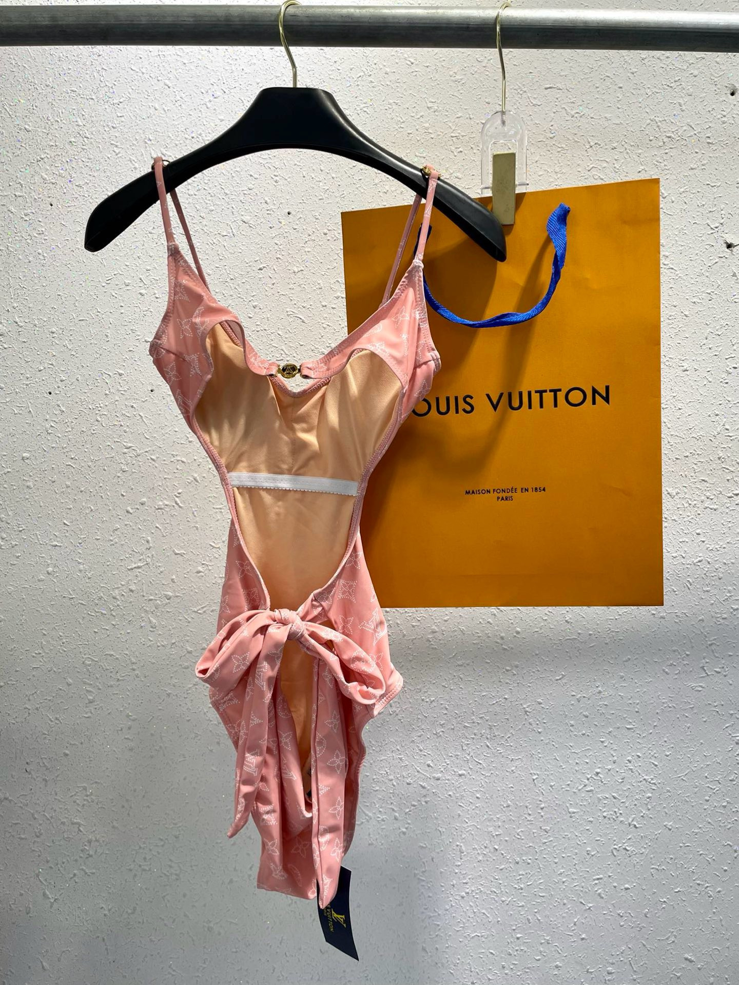 LV 原單 粉色提花连体泳衣 修身显瘦性感女士泳装| 9 LV 原單 粉色提花连体泳衣 修身显瘦性感女士泳装