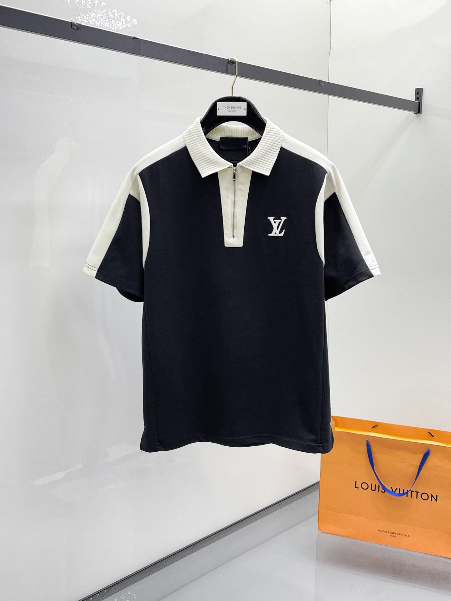 LV一比一Polo短袖男士簡約刺繡Logo設計輕奢百搭款