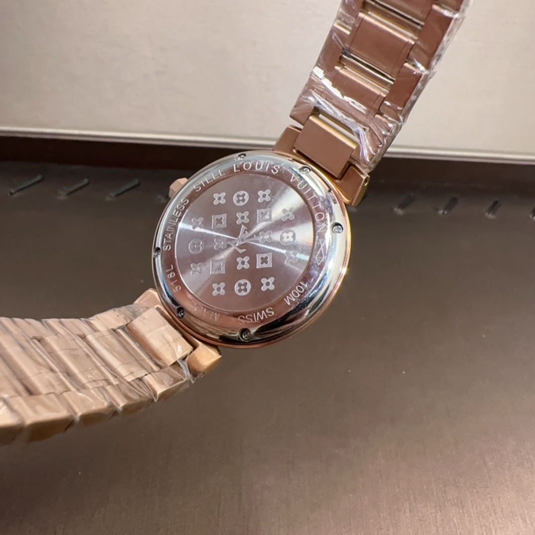 LV路易威登高仿手錶 愛心鑽飾設計優雅女士精品腕錶| 8 LV路易威登高仿手錶 愛心鑽飾設計優雅女士精品腕錶