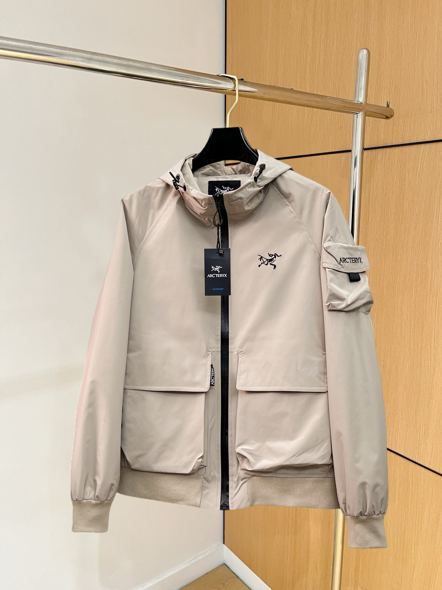 ARC'TERYX 一比一 男女款 翻蓋織帶外套 沙岩色輕量款| 3 ARC'TERYX 一比一 男女款 翻蓋織帶外套 沙岩色輕量款