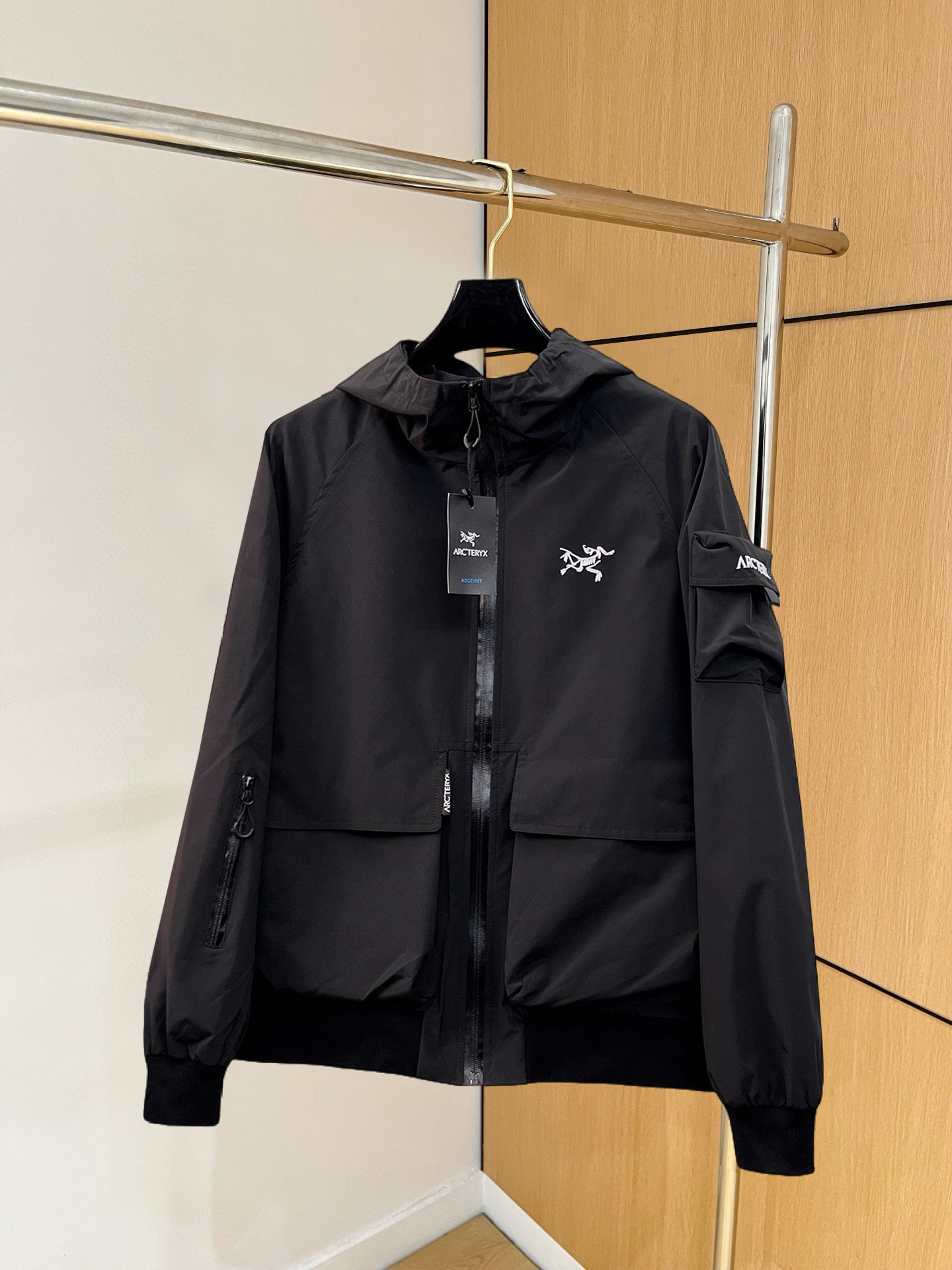 ARC'TERYX 高仿 男女款 雙翻蓋抽繩外套 街頭工裝風