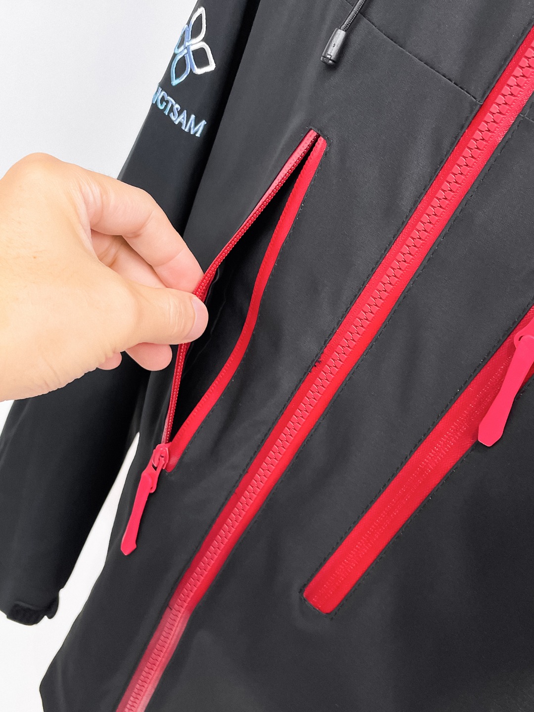 ARC'TERYX A貨 男女款 黑紅對比拉鍊外套 城市機能風| 7 ARC'TERYX A貨 男女款 黑紅對比拉鍊外套 城市機能風
