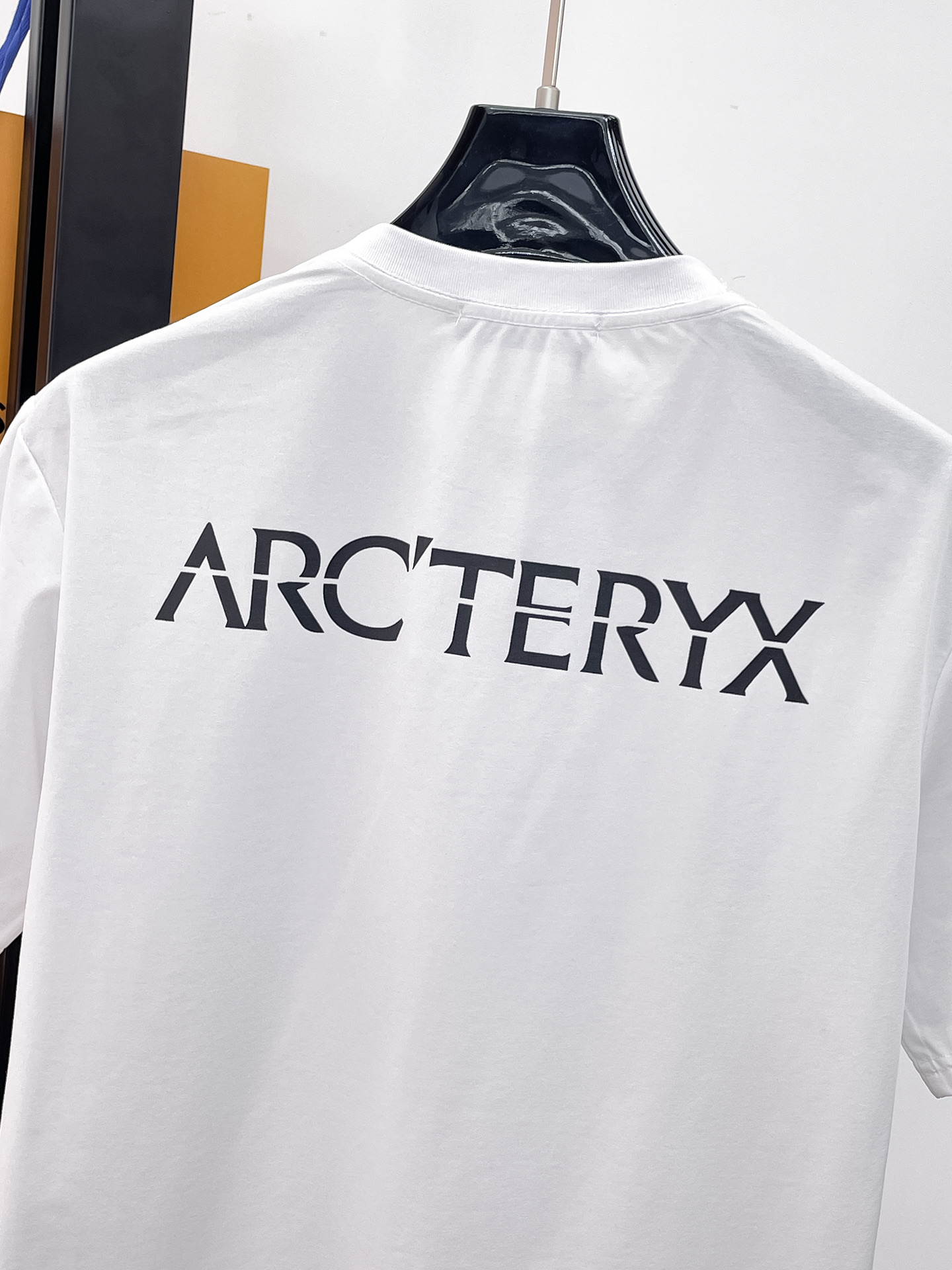 Arc'teryx 復刻男士白色短袖T恤 黑色小鳥標圓領簡約百搭上衣| 12 Arc'teryx 復刻男士白色短袖T恤 黑色小鳥標圓領簡約百搭上衣