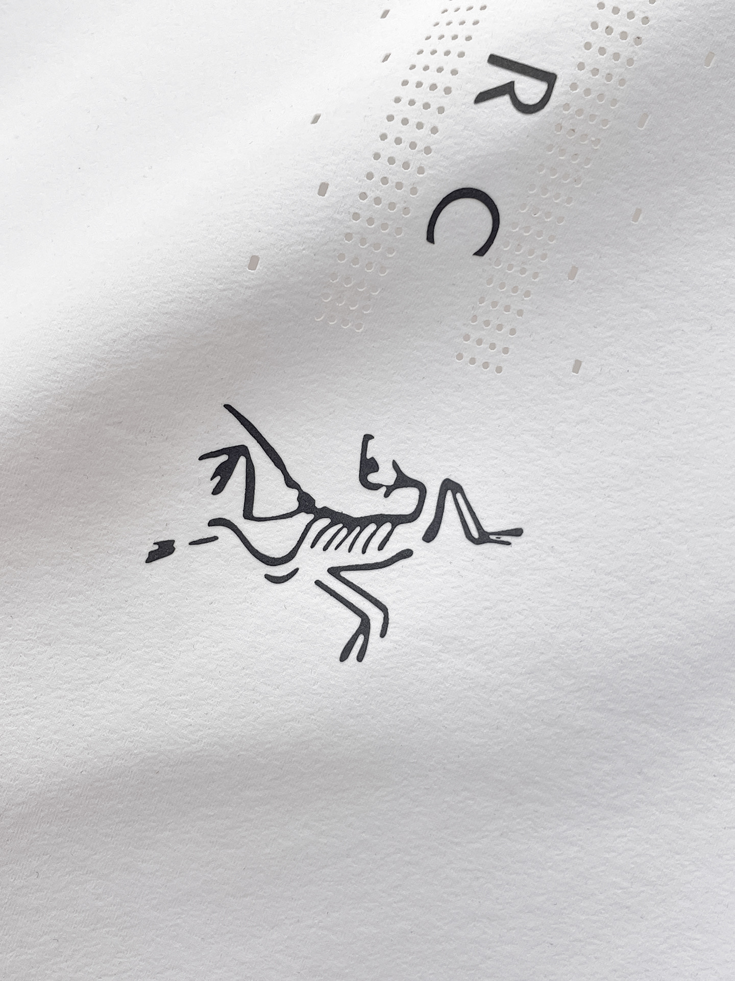 Arc'teryx 一比一男士白色短袖T恤 鳥標字母刺繡圓領休閒上衣| 11 Arc'teryx 一比一男士白色短袖T恤 鳥標字母刺繡圓領休閒上衣