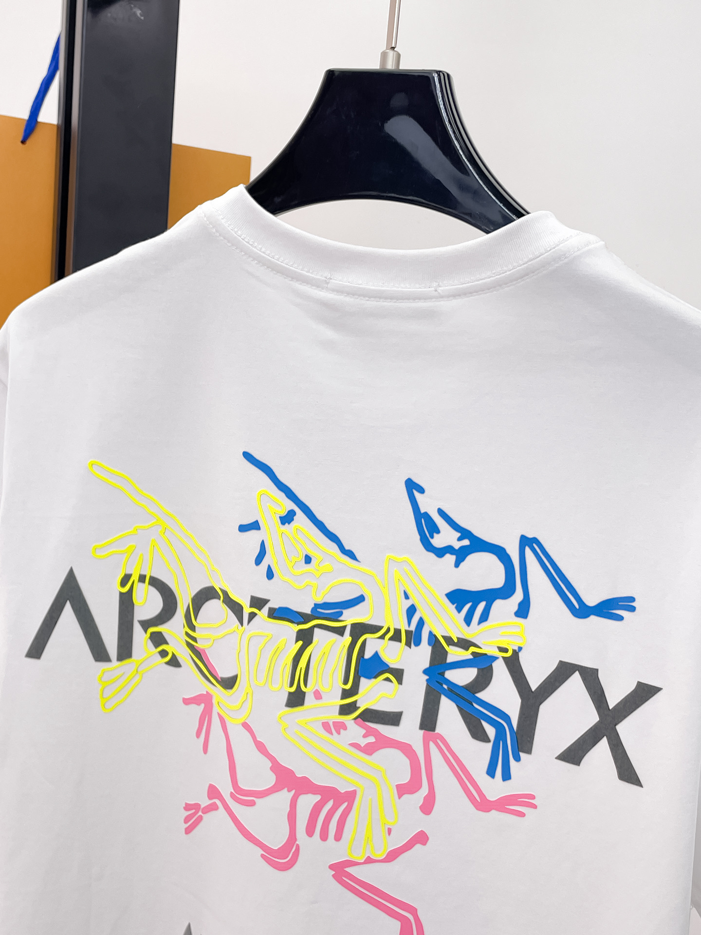 Arc'teryx 始祖鳥高仿男士白色短袖T恤 紅色鳥標字母印花夏季百搭圓領上衣| 12 Arc'teryx 始祖鳥高仿男士白色短袖T恤 紅色鳥標字母印花夏季百搭圓領上衣