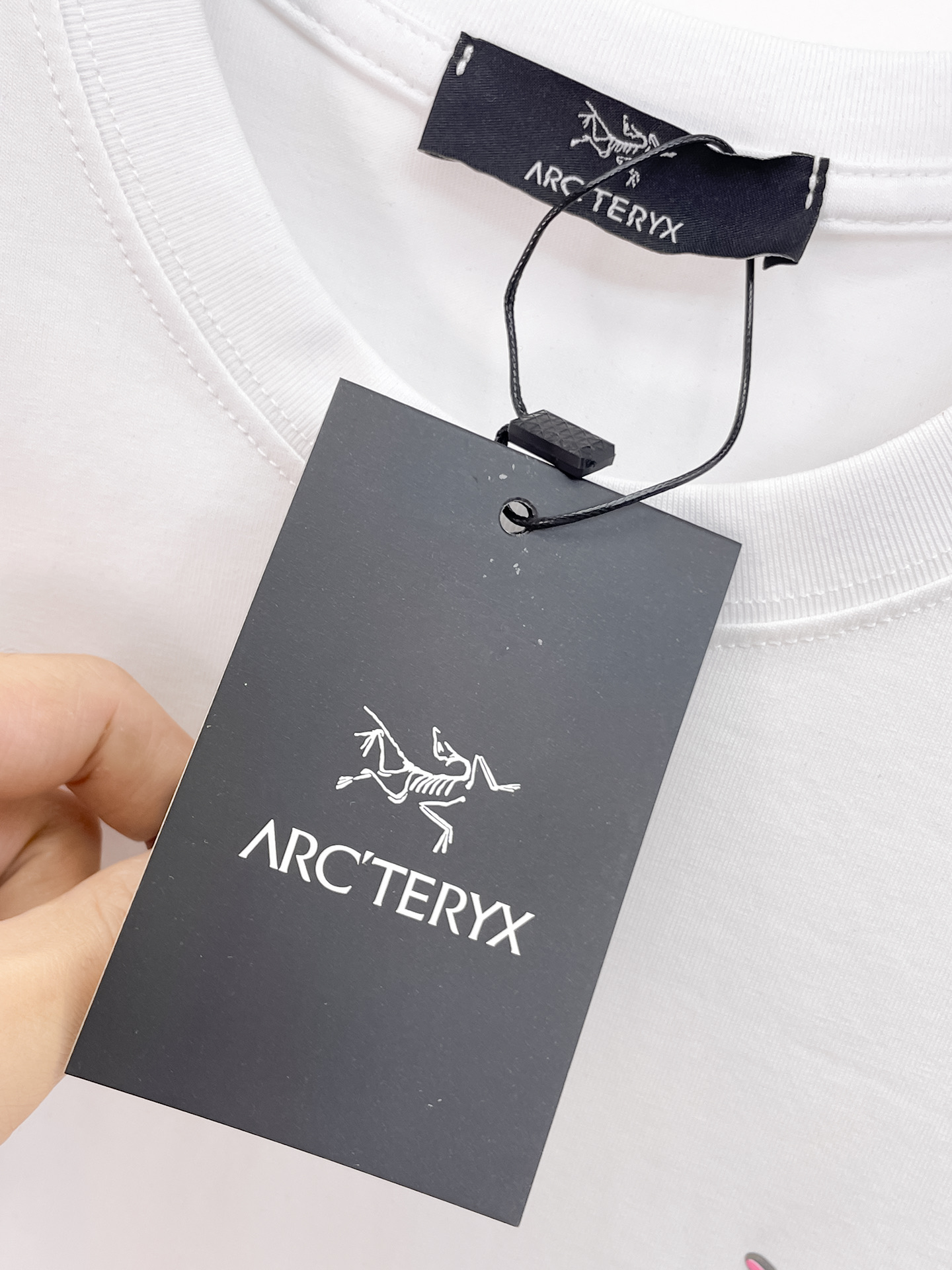 Arc'teryx 始祖鳥高仿男士白色短袖T恤 紅色鳥標字母印花夏季百搭圓領上衣| 7 Arc'teryx 始祖鳥高仿男士白色短袖T恤 紅色鳥標字母印花夏季百搭圓領上衣