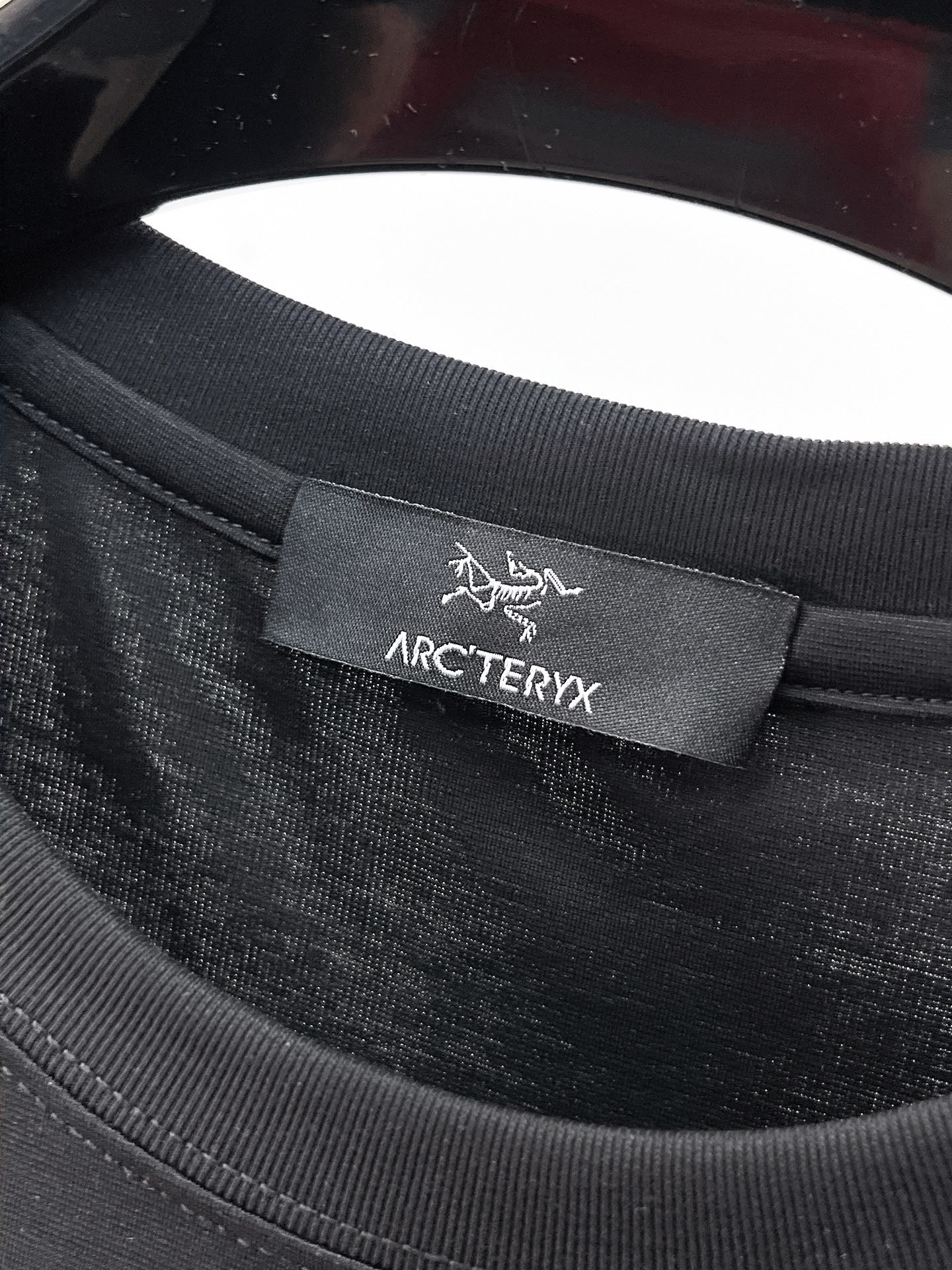 Arc'teryx 復刻男士黑色短袖T恤 白色小鳥標寬鬆圓領休閒百搭上衣| 9 Arc'teryx 復刻男士黑色短袖T恤 白色小鳥標寬鬆圓領休閒百搭上衣